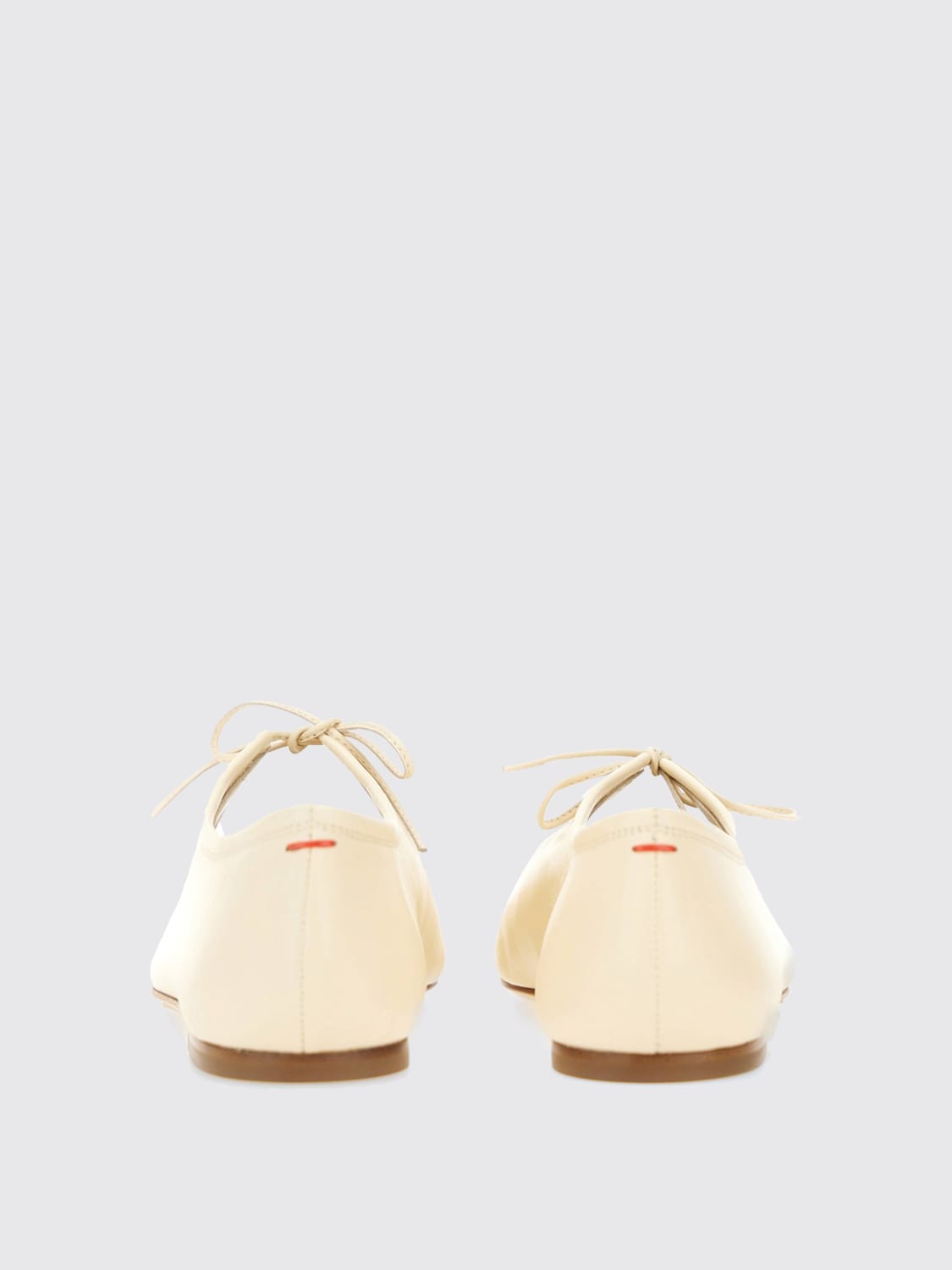 AEYDE: Flat shoes woman - Ivory | Aeyde ballet flats