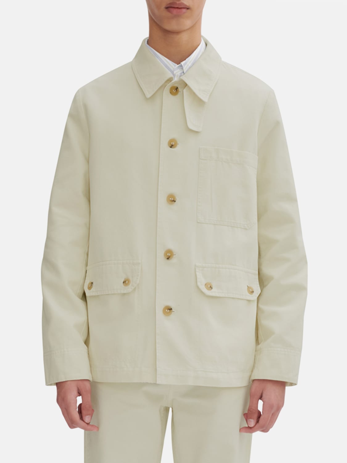 A.P.C. JACKET: Blazer men A.P.C., White - Img 1