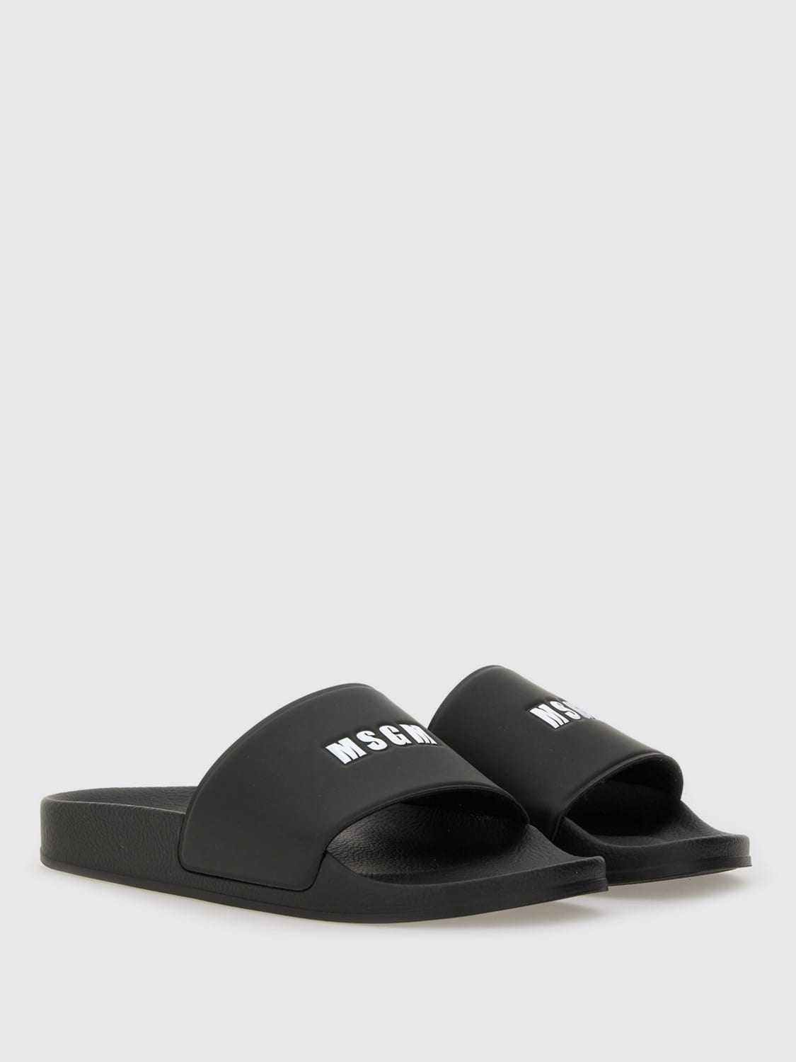 サンダル MSGM Men Sandals Black 3440MS208445 99 MSGM: Shoes men - Black | MSGM sandals 3840MS208864 online