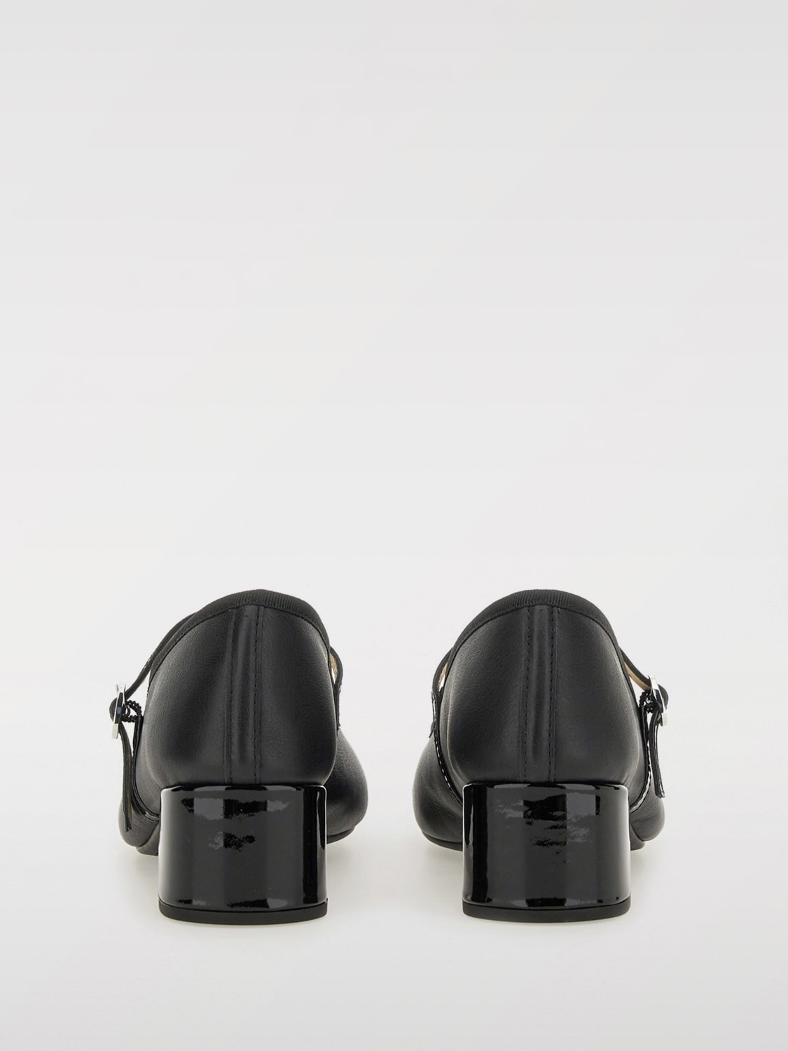 REPETTO DÉCOLLETÉ: Mary Jane Georgiana Repetto in nappa e vernice , Nero - Img 3