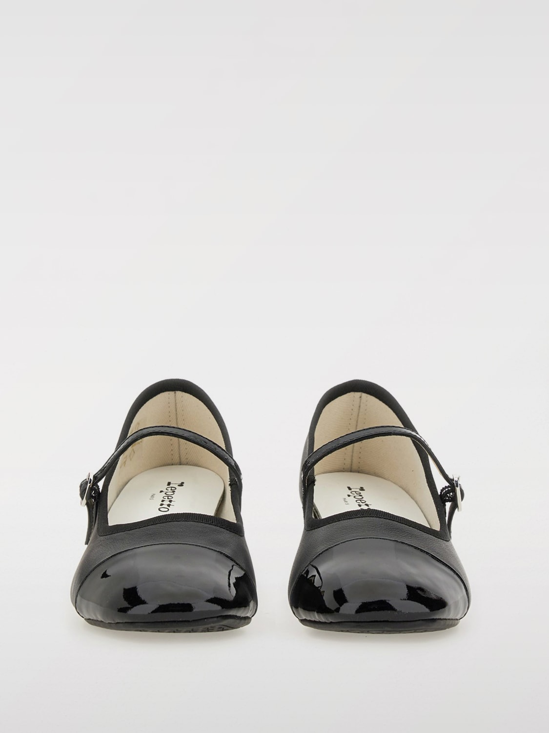 REPETTO DÉCOLLETÉ: Mary Jane Georgiana Repetto in nappa e vernice , Nero - Img 4