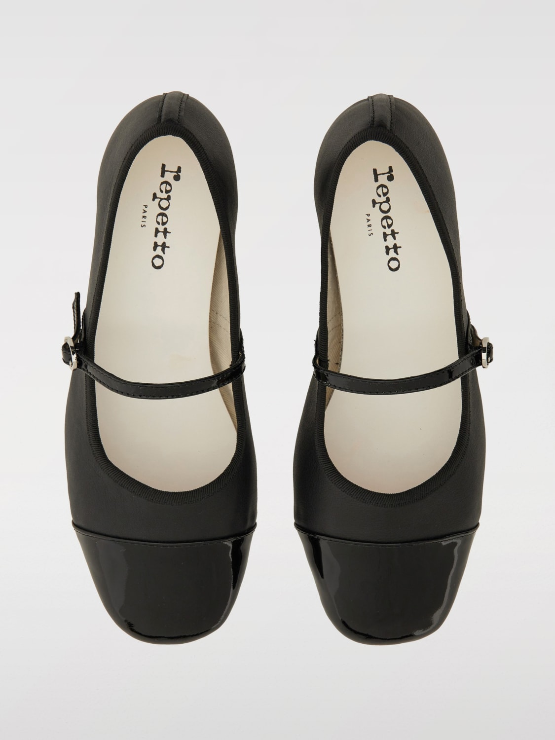 REPETTO DÉCOLLETÉ: Mary Jane Georgiana Repetto in nappa e vernice , Nero - Img 5