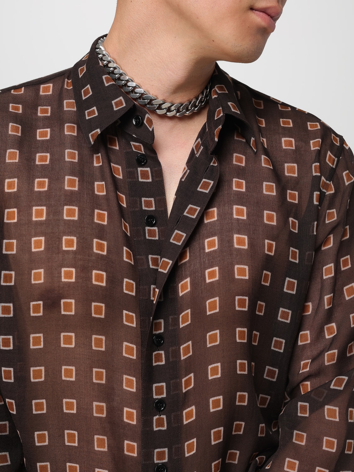 SAINT LAURENT: Jewel men - Silver | Saint Laurent jewel