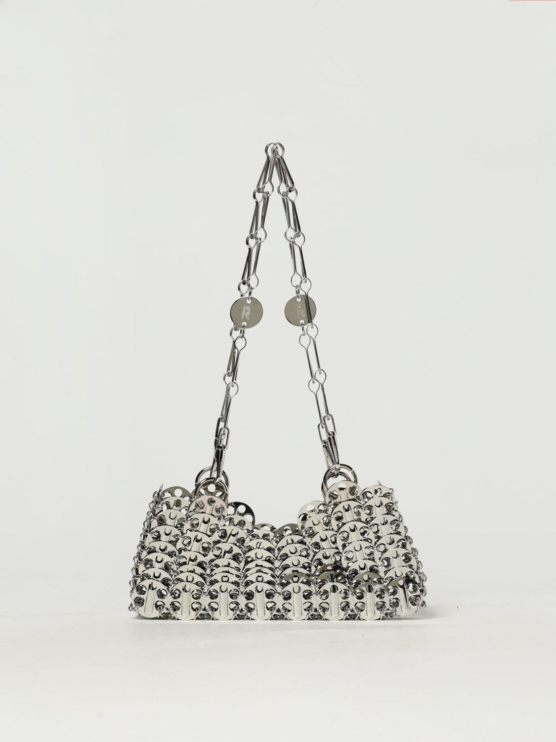 バッグ・カバンその他 RABANNE Woman Mini bag Silver 25ESS0525MET750 P040 RABANNE: Handbag woman - Silver | Rabanne mini bag