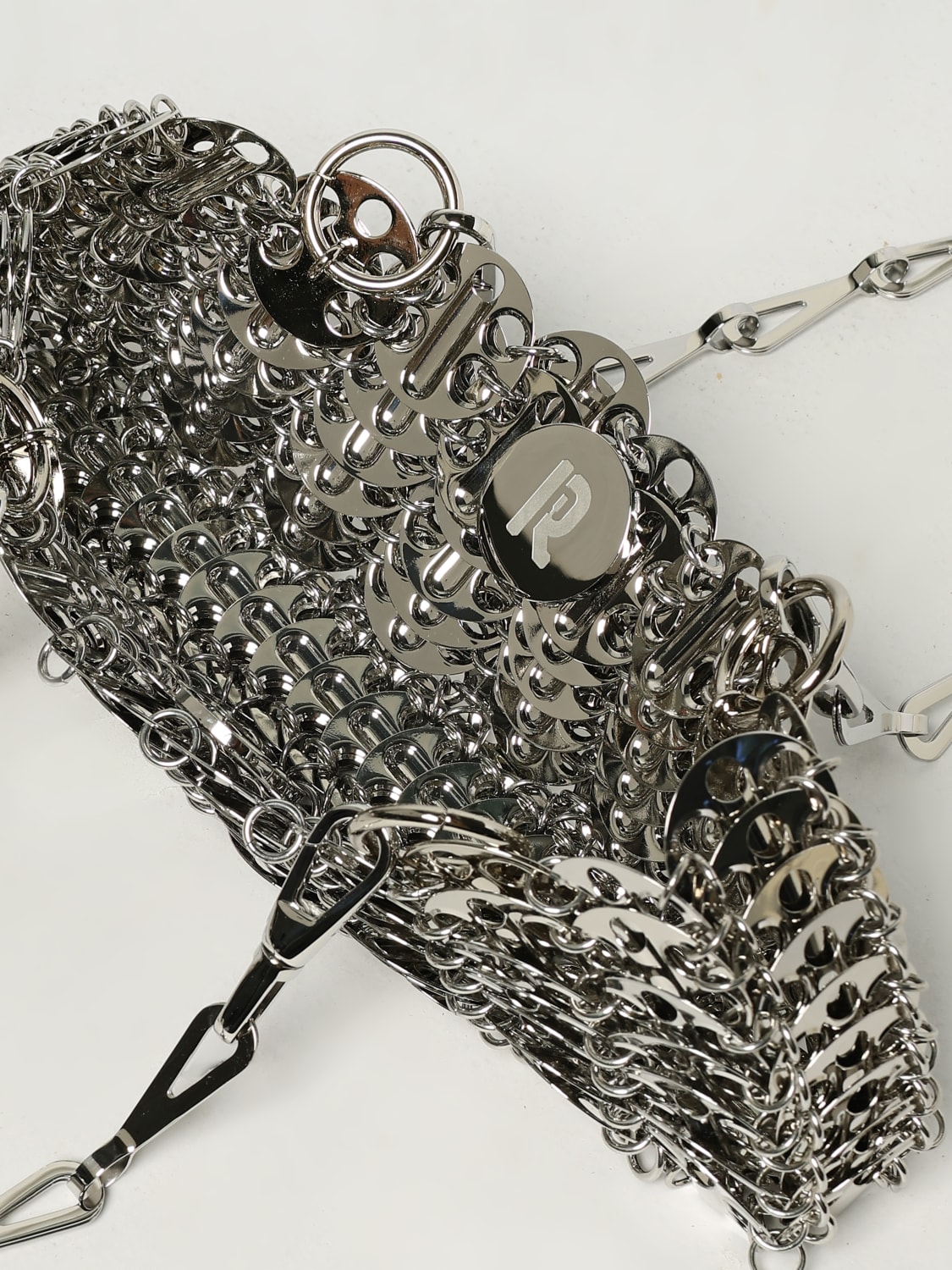 バッグ・カバンその他 RABANNE Woman Mini bag Silver 25ESS0525MET750 P040 RABANNE: Handbag woman - Silver | Rabanne mini bag