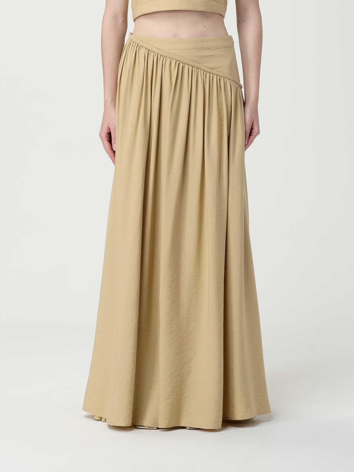 スカート RABANNE Woman Skirt Beige 25ECJU060VI0405 P299 RABANNE: Skirt woman - Beige | Rabanne skirt 25ECJU060VI0405
