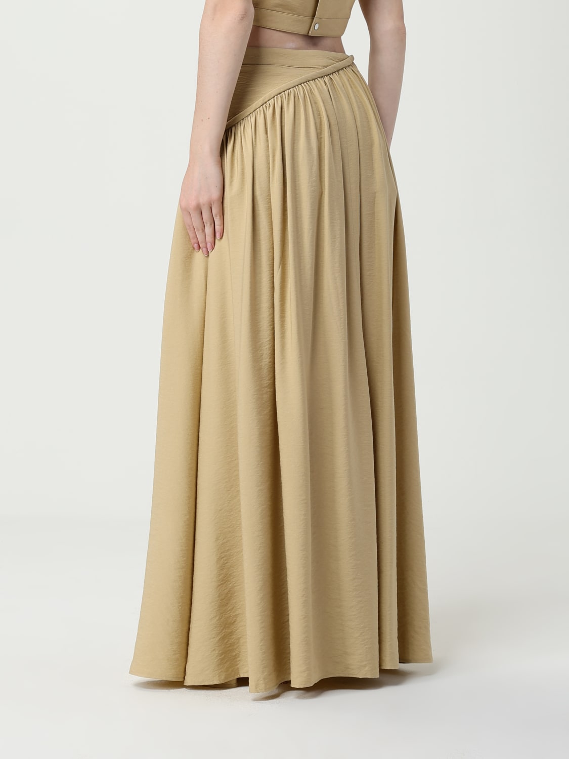 スカート RABANNE Woman Skirt Beige 25ECJU060VI0405 P299 RABANNE: Skirt woman - Beige | Rabanne skirt 25ECJU060VI0405