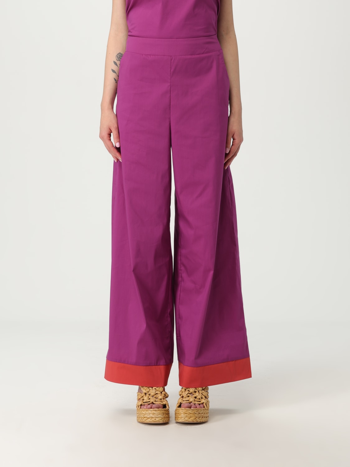 LIU JO PANTALONE: Pantalone donna Liu Jo, Viola - Img 1