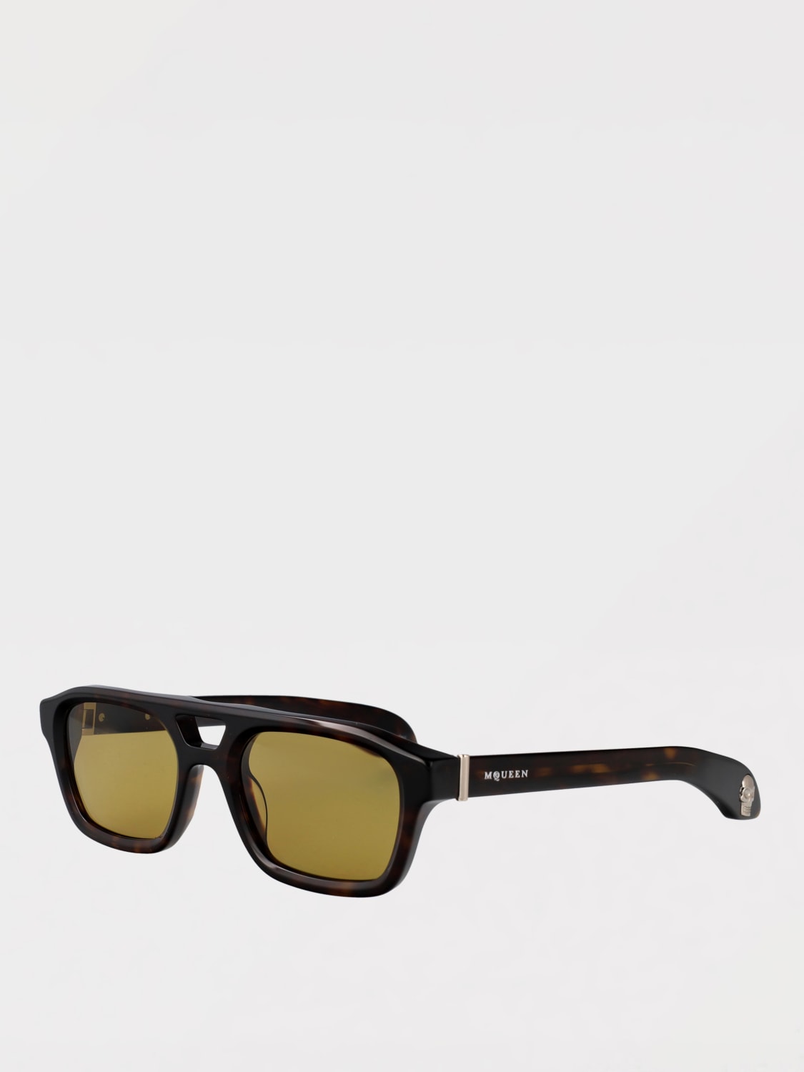 サングラス ALEXANDER MCQUEEN Woman Sunglasses Brown AM0505S 002 MCQUEEN: Sunglasses woman - Brown | McQueen sunglasses