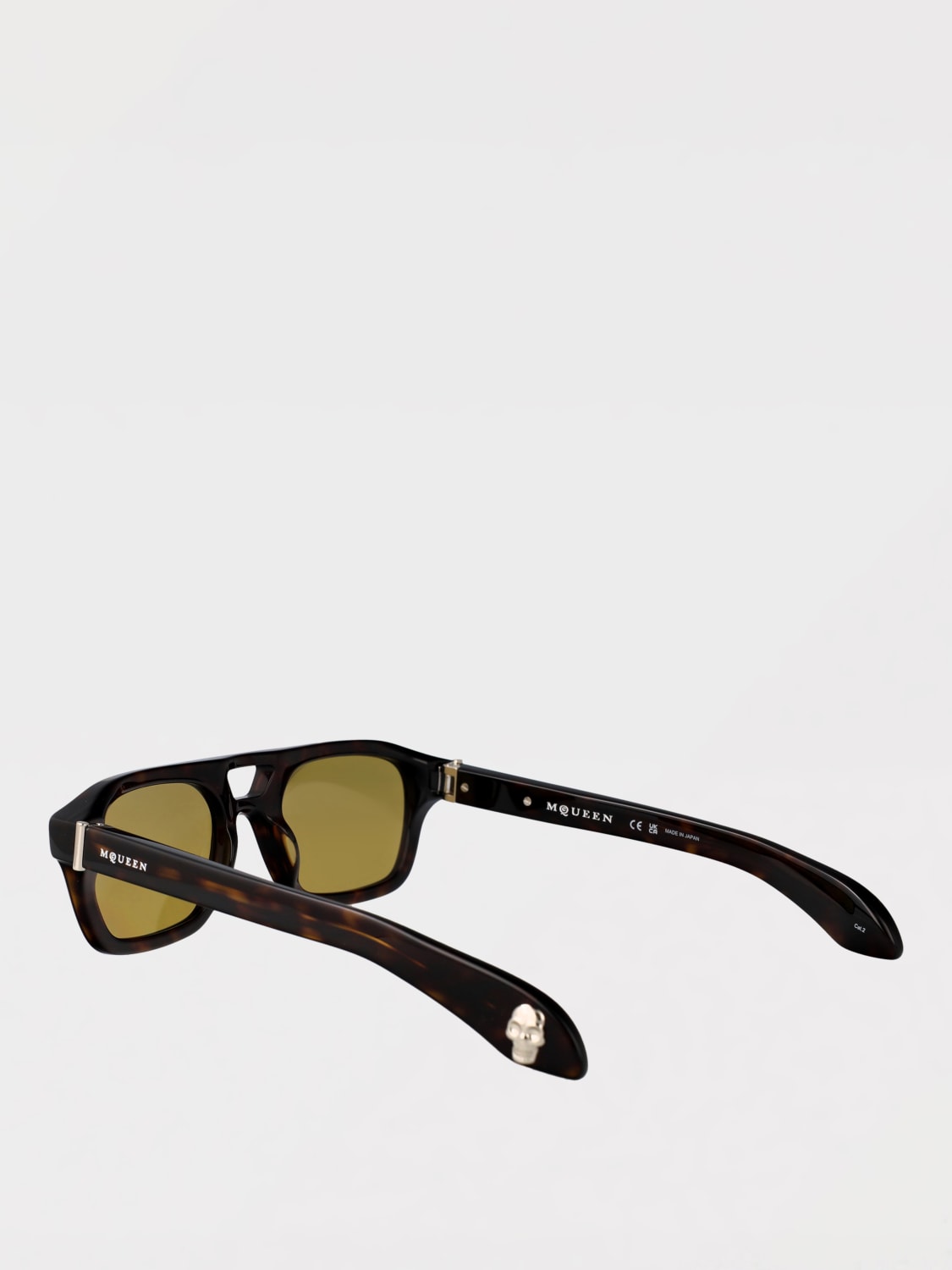 サングラス ALEXANDER MCQUEEN Woman Sunglasses Brown AM0505S 002 MCQUEEN: Sunglasses woman - Brown | McQueen sunglasses