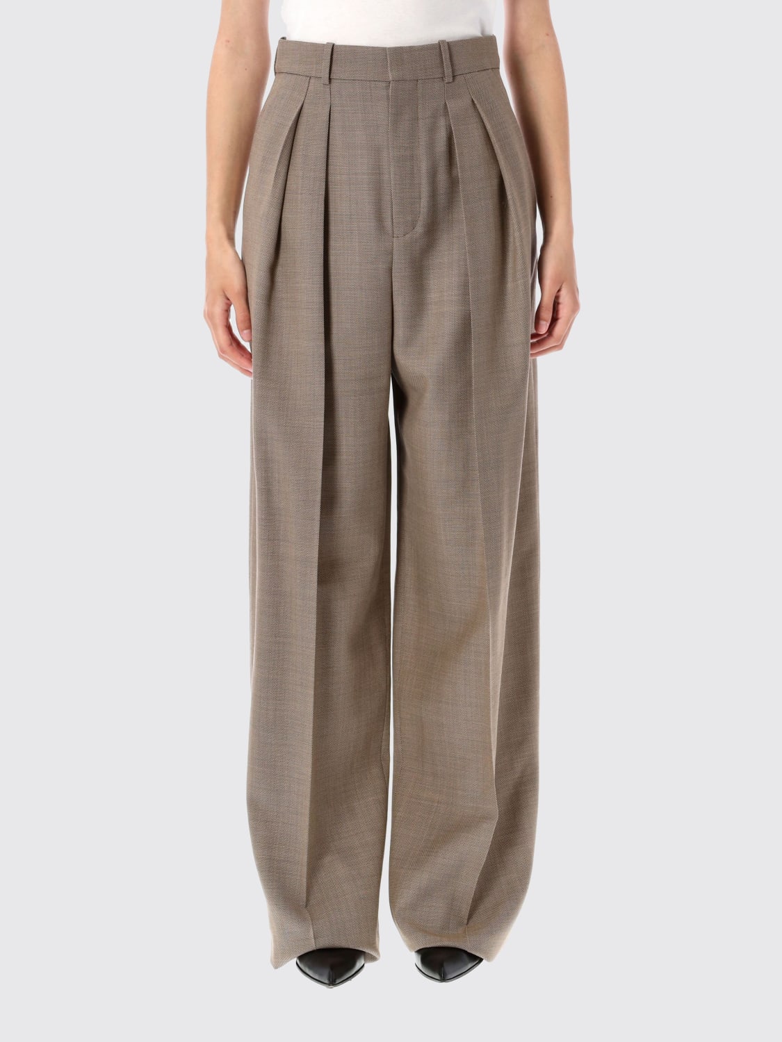 パンツ SAINT LAURENT Woman Pants Dove Grey 824389Y1I25 1506 SAINT LAURENT: Pants woman - Dove Grey | Saint Laurent pants