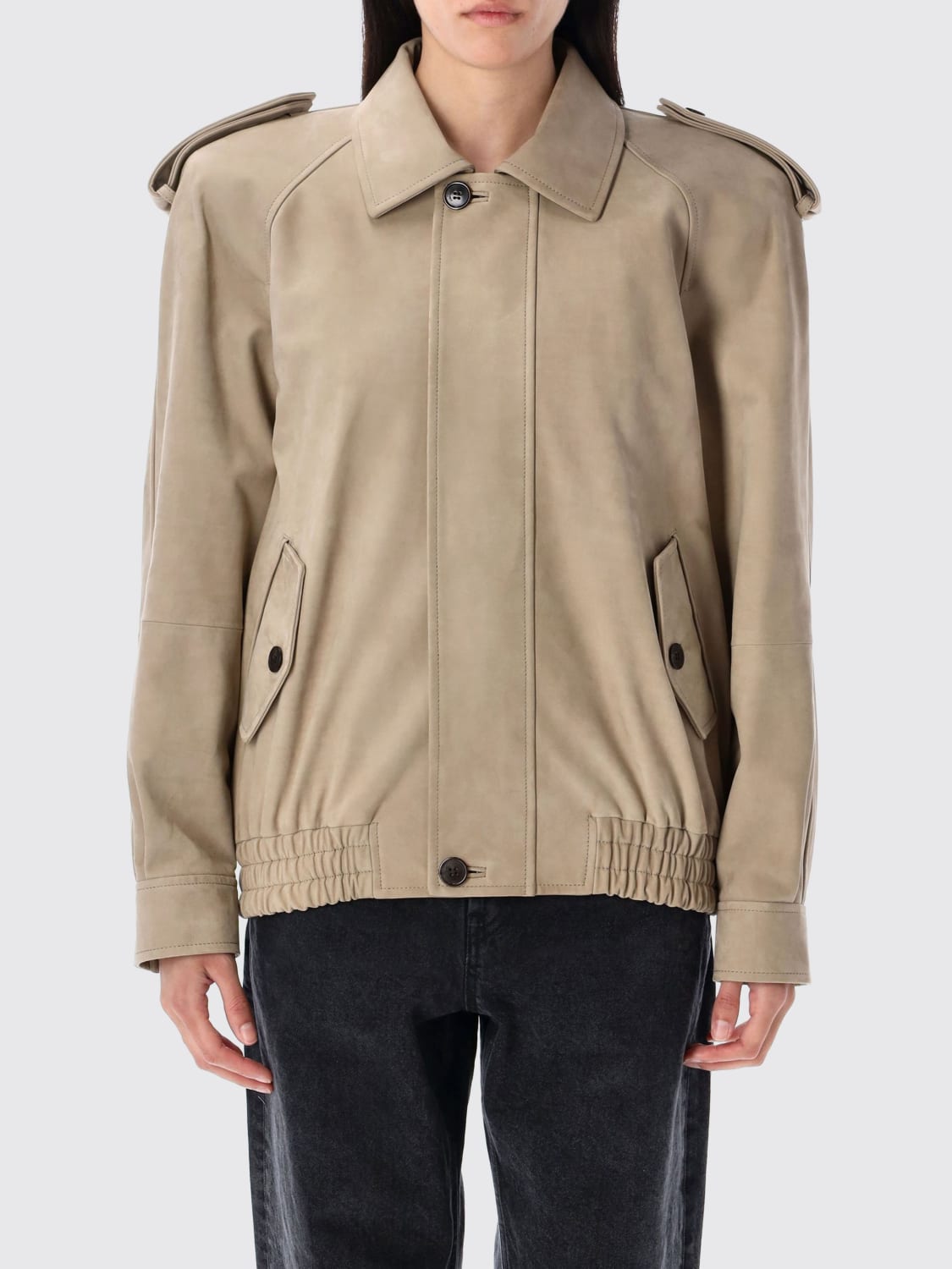 ジャケット SAINT LAURENT 827736.YCQN2 Jackets bomber jacket in nubuck | Saint Laurent | YSL US
