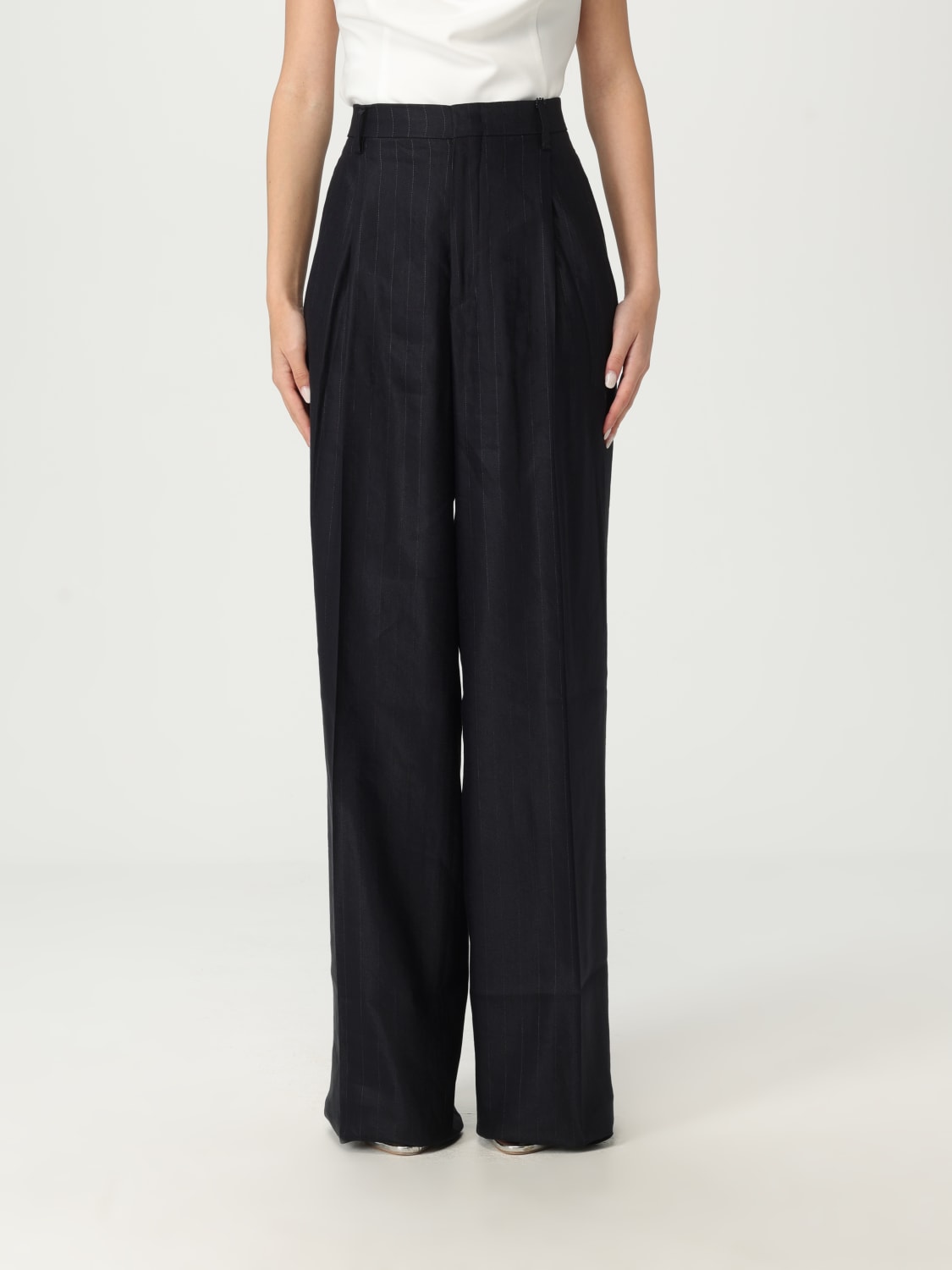 パンツ TAGLIATORE Woman Pants Blue PEBONYH40017R B1106 TAGLIATORE: Pants woman - Blue | Tagliatore pants