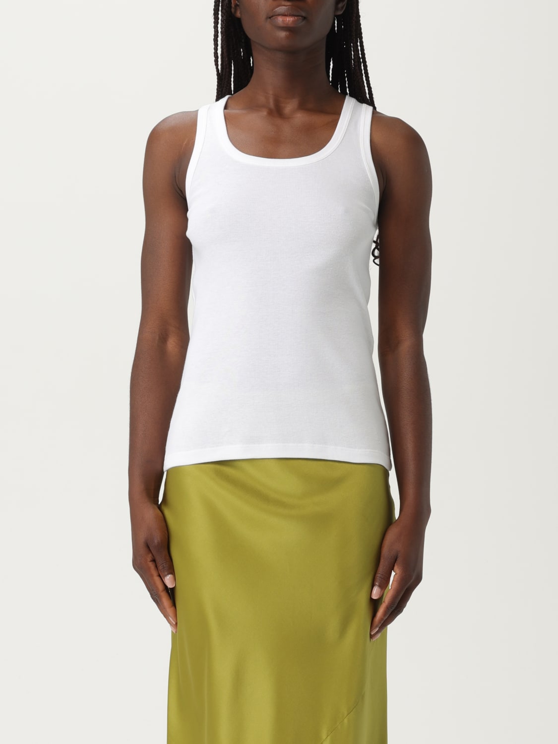 Tシャツ・カットソー SAINT LAURENT Woman T-Shirt White 824583YB2MH 9000 SAINT LAURENT: T-shirt woman - White | Saint Laurent t-shirt