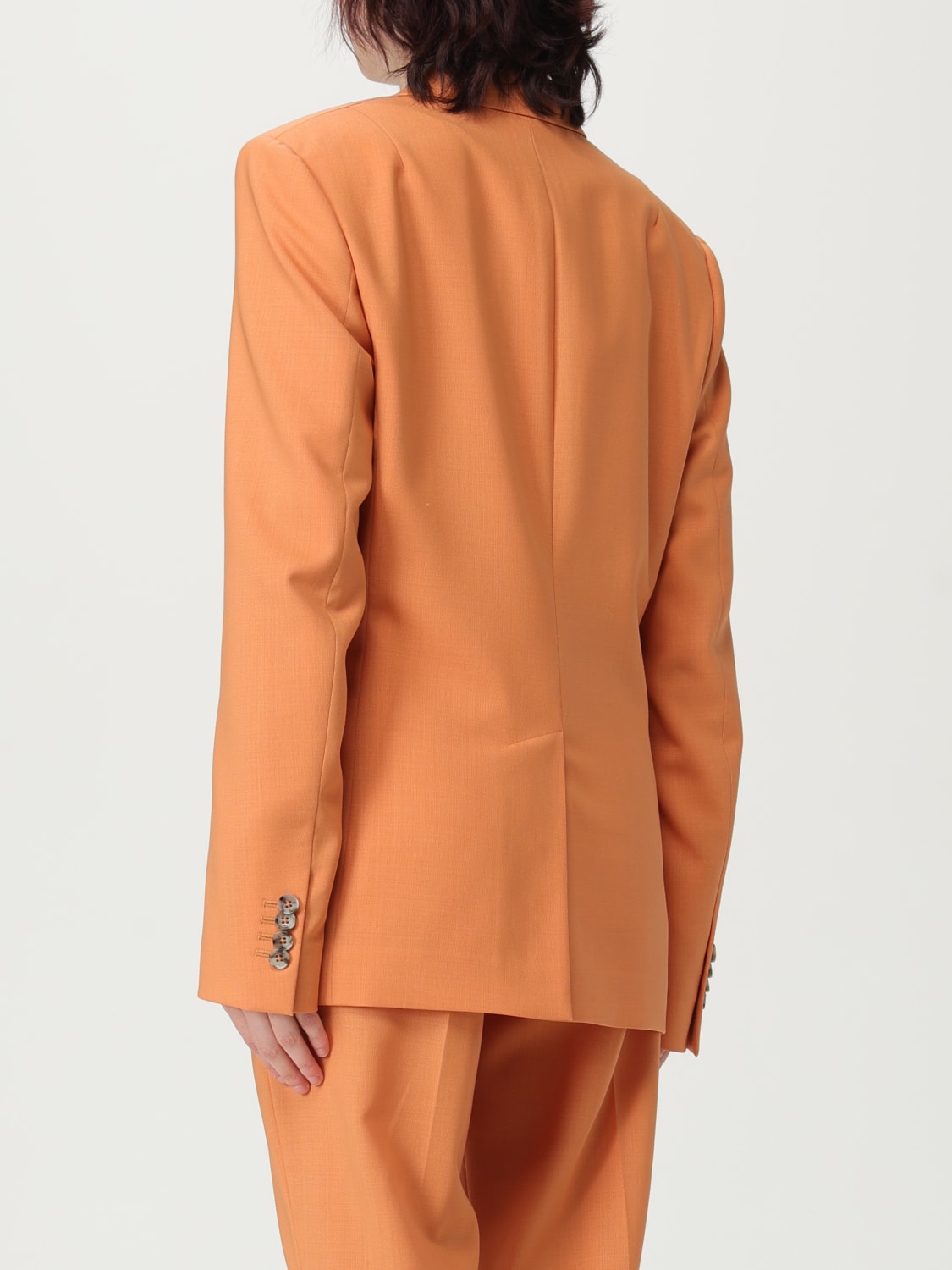 アウターその他 PAUL SMITH Woman Blazer Orange W1R111PP00108 17 PAUL SMITH: Blazer woman - Orange | Paul Smith blazer