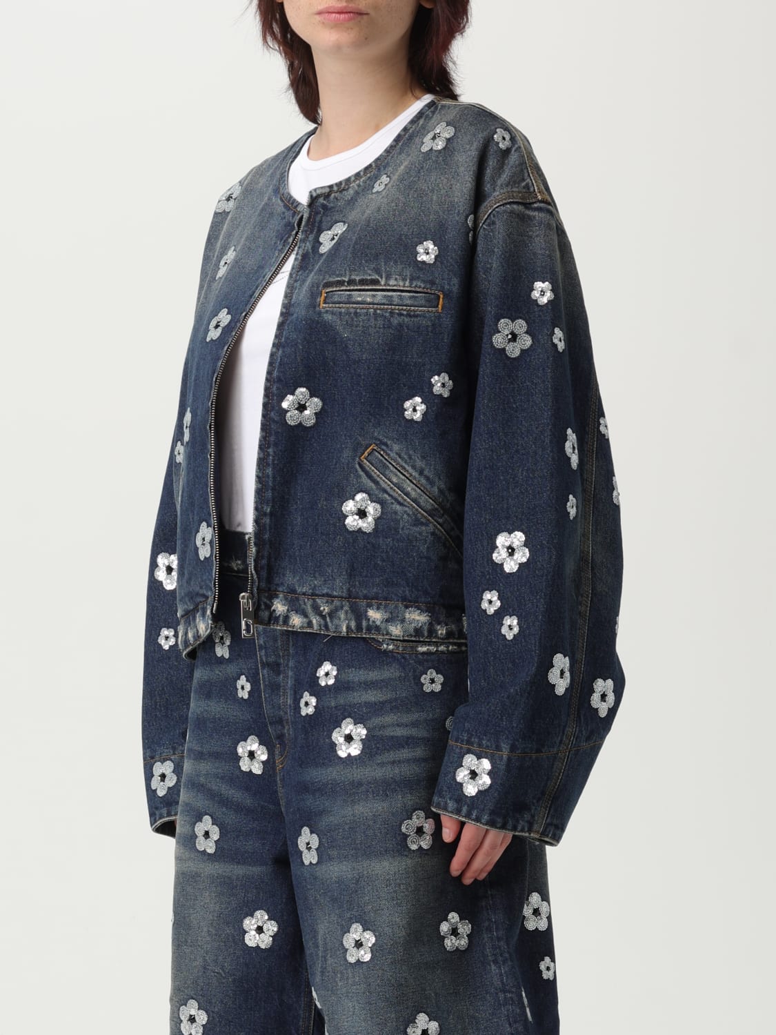 アウターその他 MARC JACOBS Woman Blazer Blue 2S5RJC050D08 488 MARC JACOBS: Blazer woman - Blue | Marc Jacobs jacket