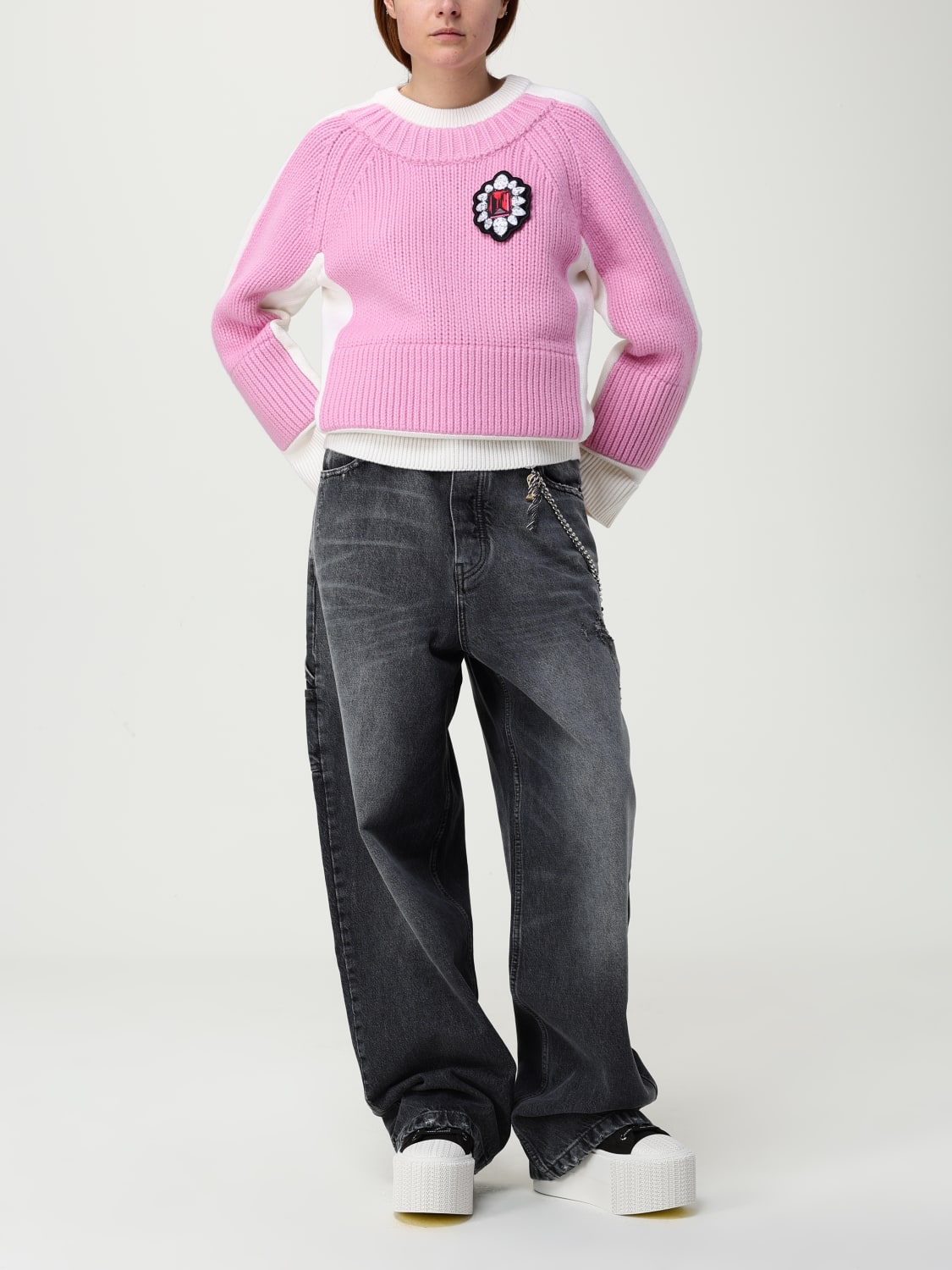 アイドル MARC JACOBS Nob collab ver.Hina MARC JACOBS: Sweater woman - Pink | Marc Jacobs sweater