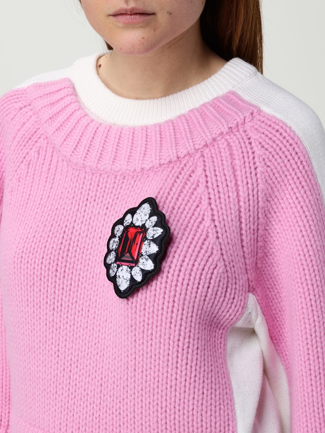 アイドル MARC JACOBS Nob collab ver.Hina MARC JACOBS: Sweater woman - Pink | Marc Jacobs sweater