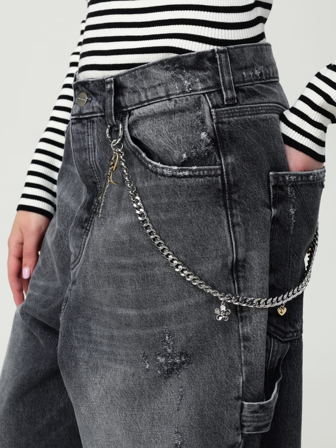 デニム・ジーパン MARC JACOBS Woman Jeans Grey 2S5RBT003D02 011 MARC JACOBS: Jeans woman - Grey | Marc Jacobs jeans