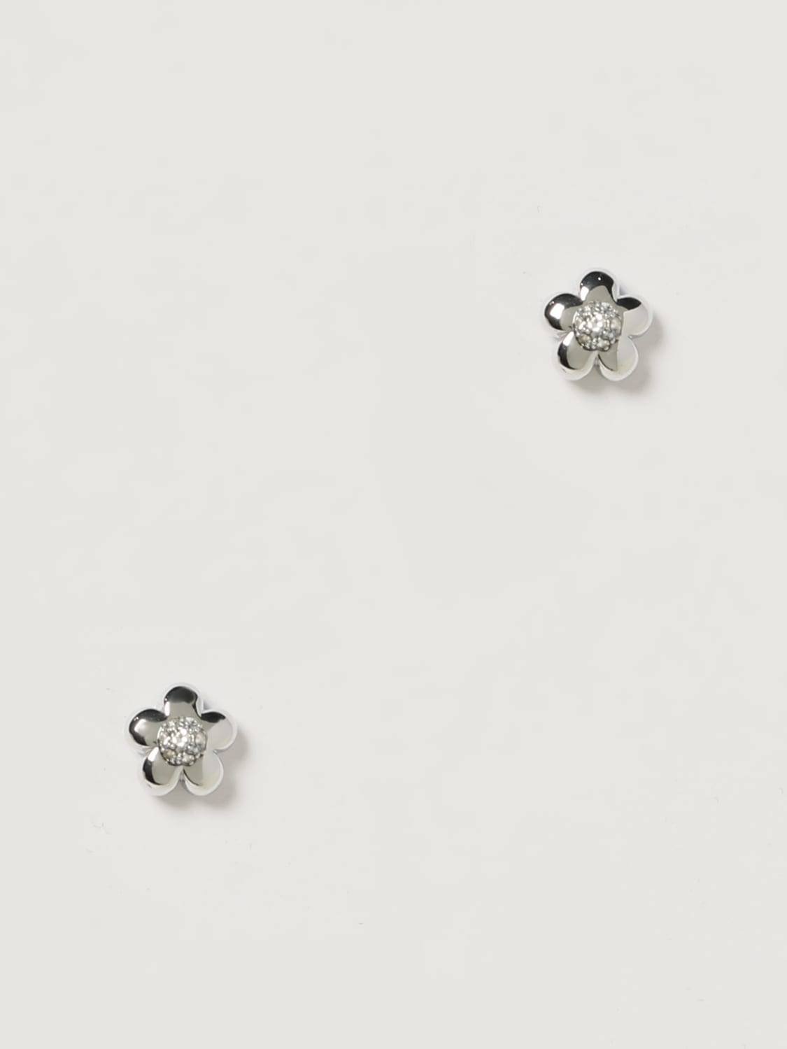 MARC JACOBS GIOIELLO: Orecchini The Daisy Marc Jacobs in ottone con strass incastonato , Argento - Img 1