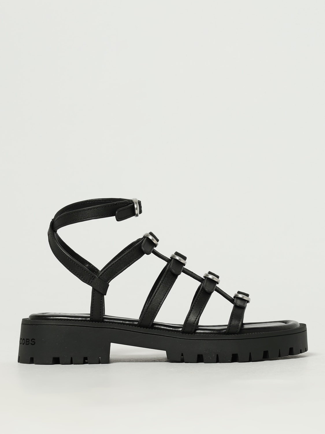シューズ・サンダルその他 MARC JACOBS Woman Flat sandals Black 2S5FSA001F06 001 MARC JACOBS: Flat sandals woman - Black | Marc Jacobs flat