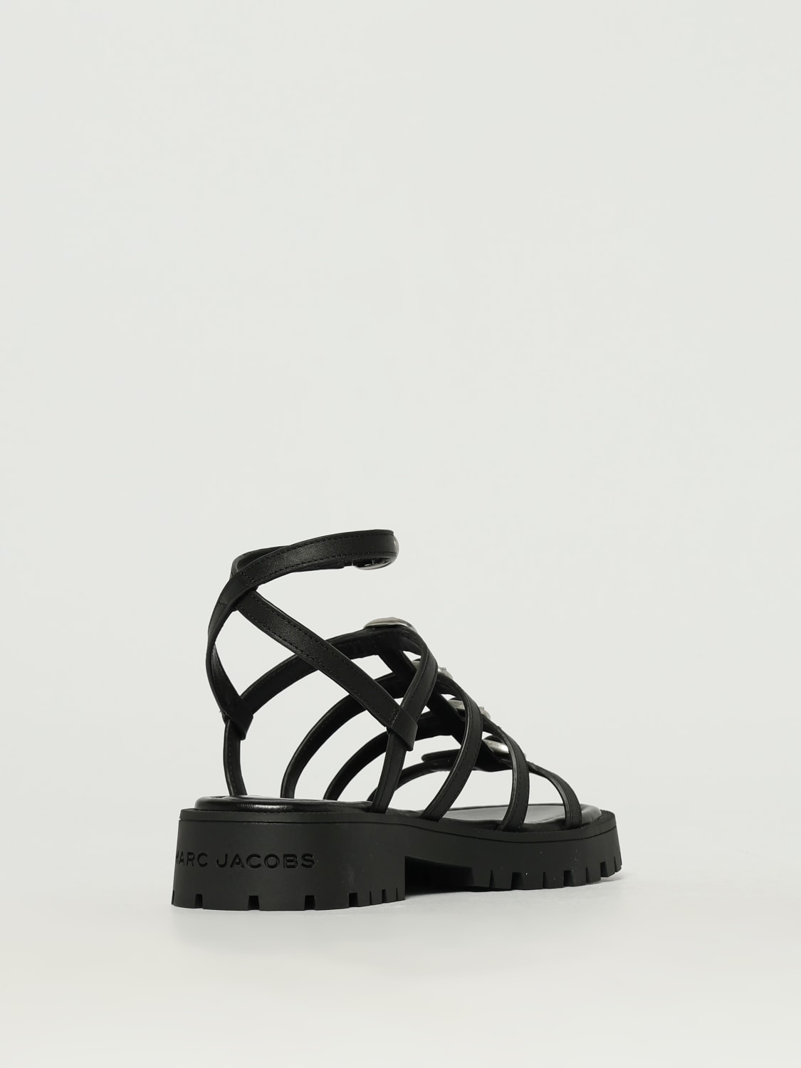 MARC JACOBS HEELED SANDAL: Flat sandals woman Marc Jacobs, Black - Img 3