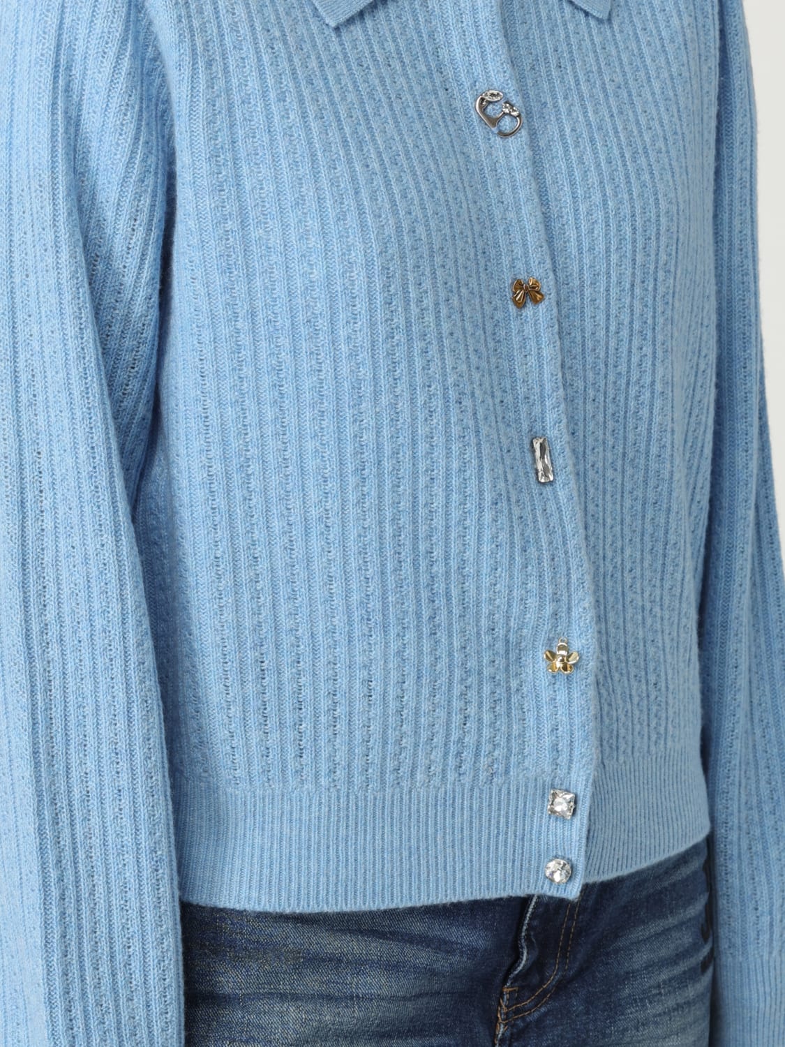 MARC JACOBS SWEATER: Cardigan woman Marc Jacobs, Gnawed Blue - Img 5