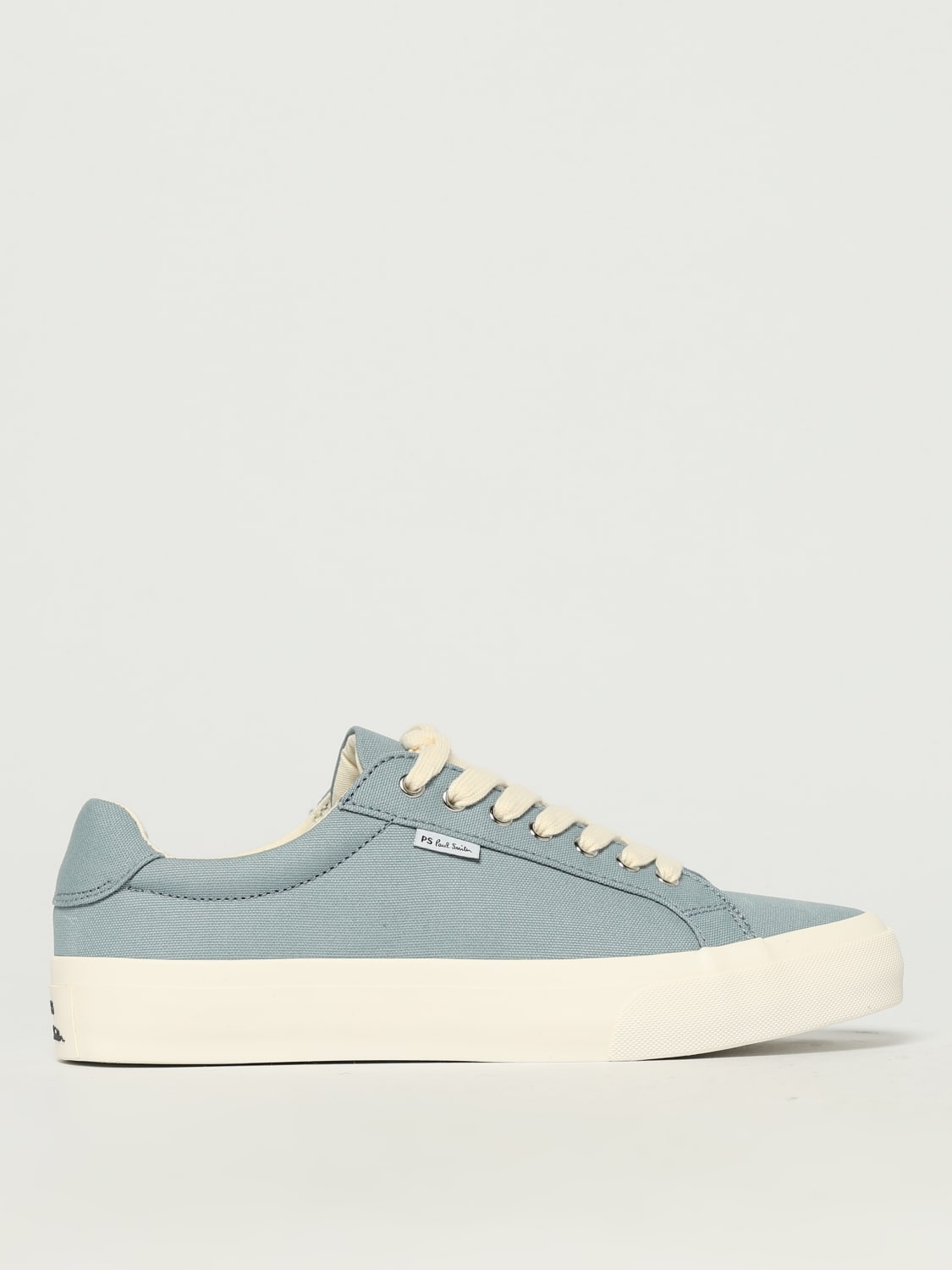 PS PAUL SMITH SNEAKERS: Sneakers Amos PS Paul Smith in canvas di cotone , Azzurro - Img 1