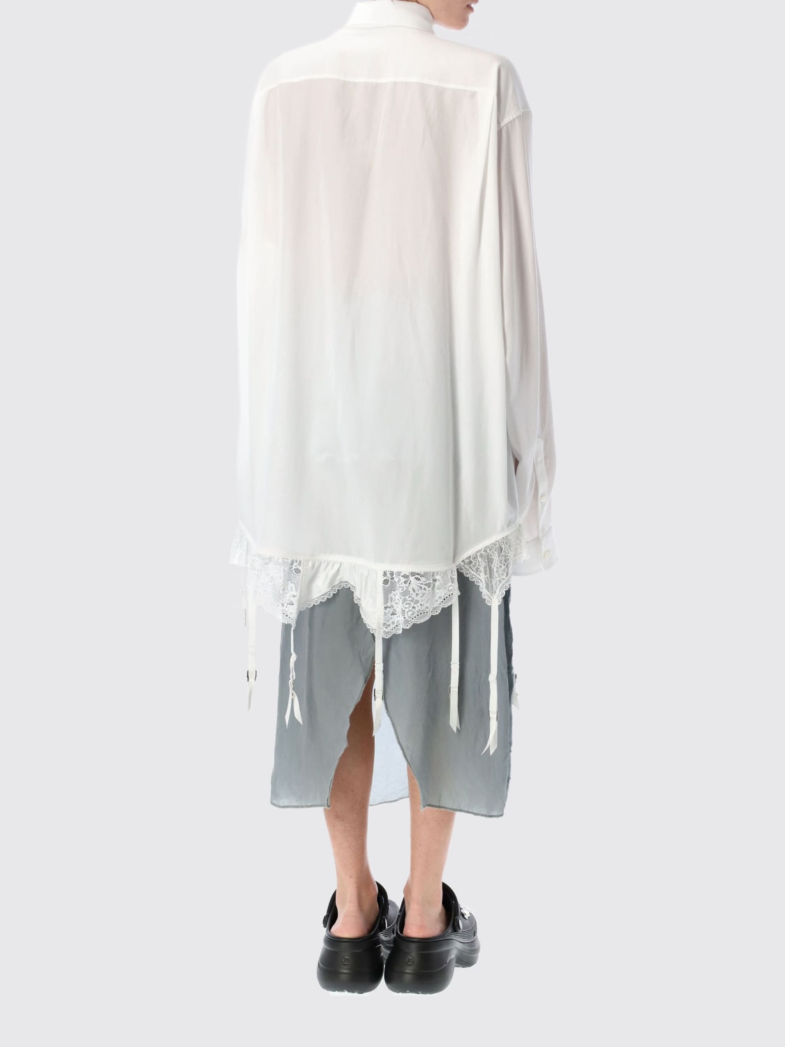 BALENCIAGA SHIRT: Shirt woman Balenciaga, White - Img 2