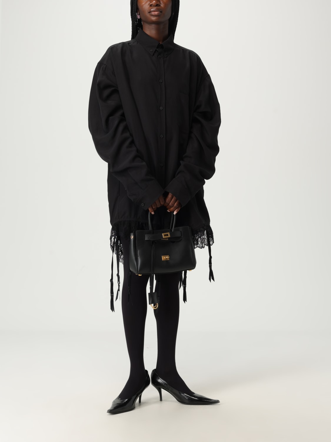 BALENCIAGA SHIRT: Shirt woman Balenciaga, Black - Img 2