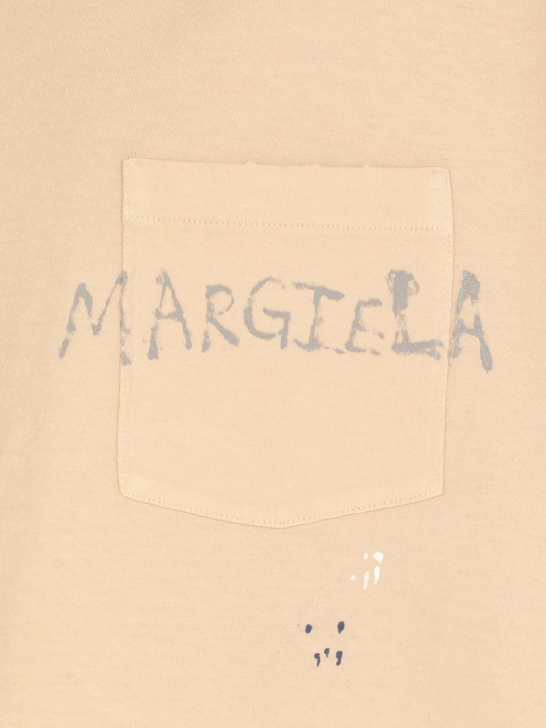 Tシャツ・カットソー MAISON MARGIELA Men T-shirt Beige S50GC0714S24567 112 Maison Margiela MAISON MARGIELA Men T-Shirts S50GC0714S24567