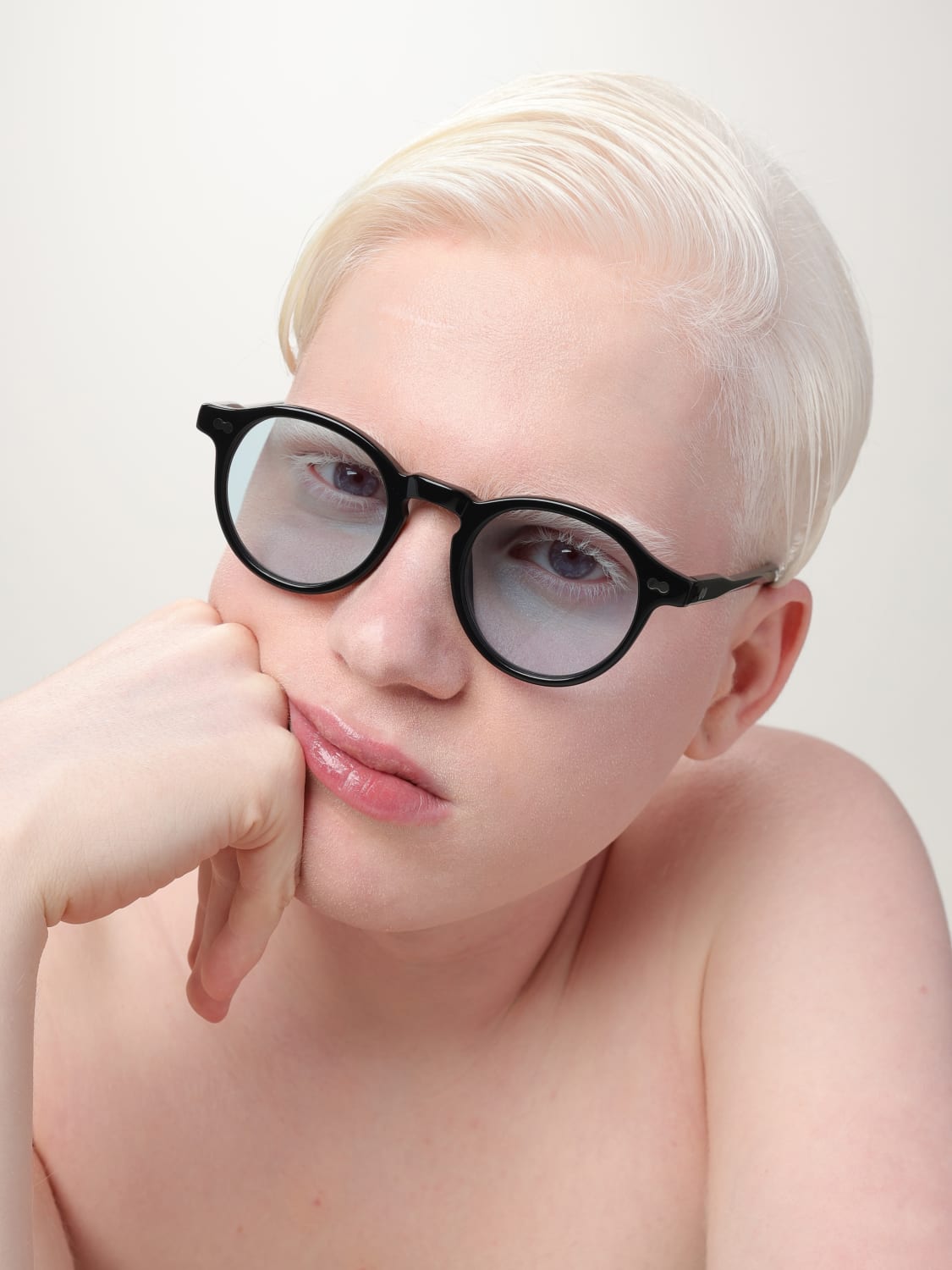 MOSCOT OCCHIALI DA SOLE: Occhiali da sole in acetato Moscot, Blue - Img 2