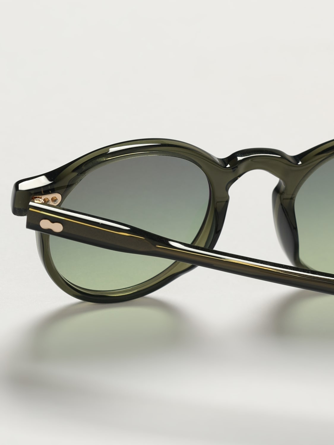MOSCOT OCCHIALI DA SOLE: Occhiali da sole in acetato Moscot, Verde - Img 5
