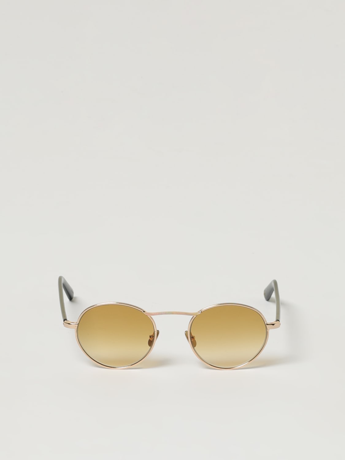 MOSCOT OCCHIALI DA SOLE: Occhiali da sole in metallo Moscot, Oro - Img 3