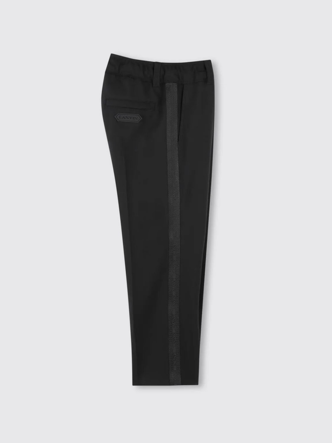 LANVIN PANTALONES: Pantalón niños Lanvin, Negro - Img 3