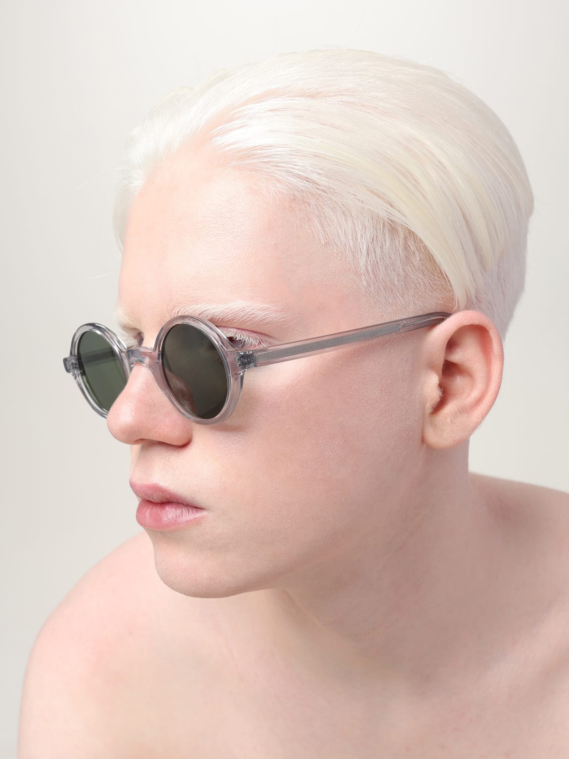MOSCOT OCCHIALI DA SOLE: Occhiali da sole in acetato Moscot, Grigio - Img 2