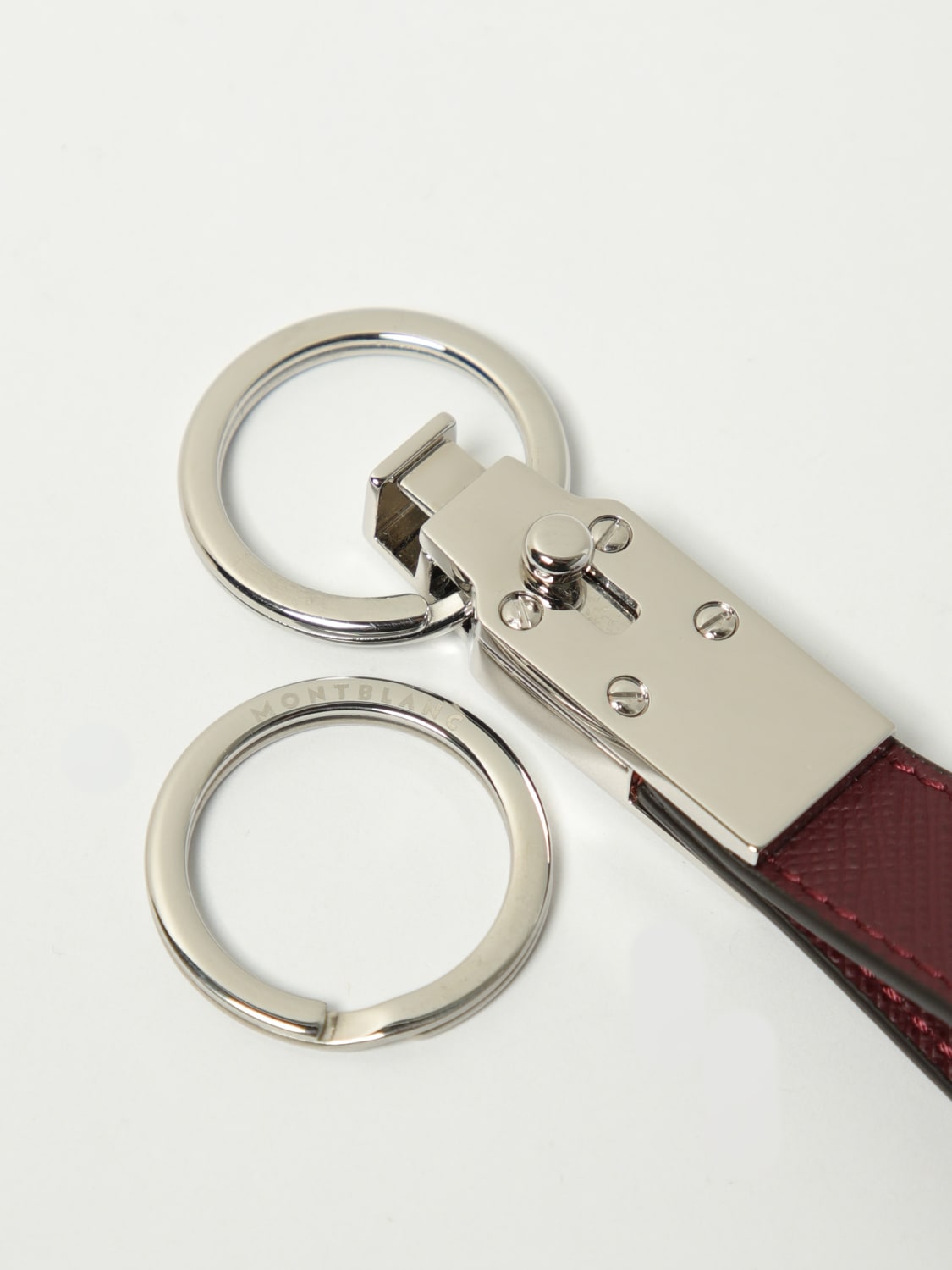 MONT BLANC バーガンディ キーホルダー Montblancアウトレット：キーホルダー レディース - バー