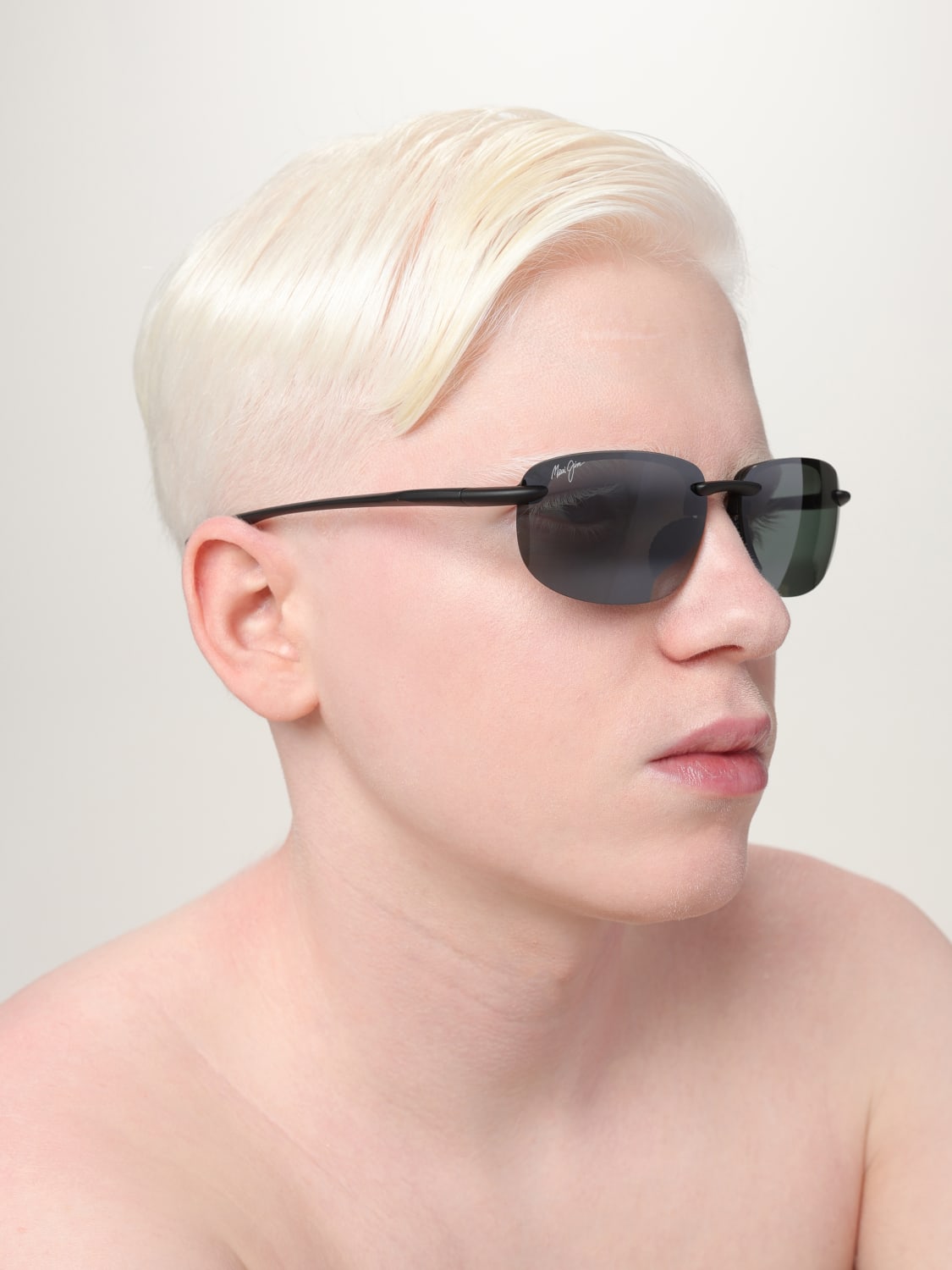 MAUI JIM OCCHIALI DA SOLE: Occhiali da sole HOOKIPA ULTRA AF Maui Jim, Grigio - Img 2