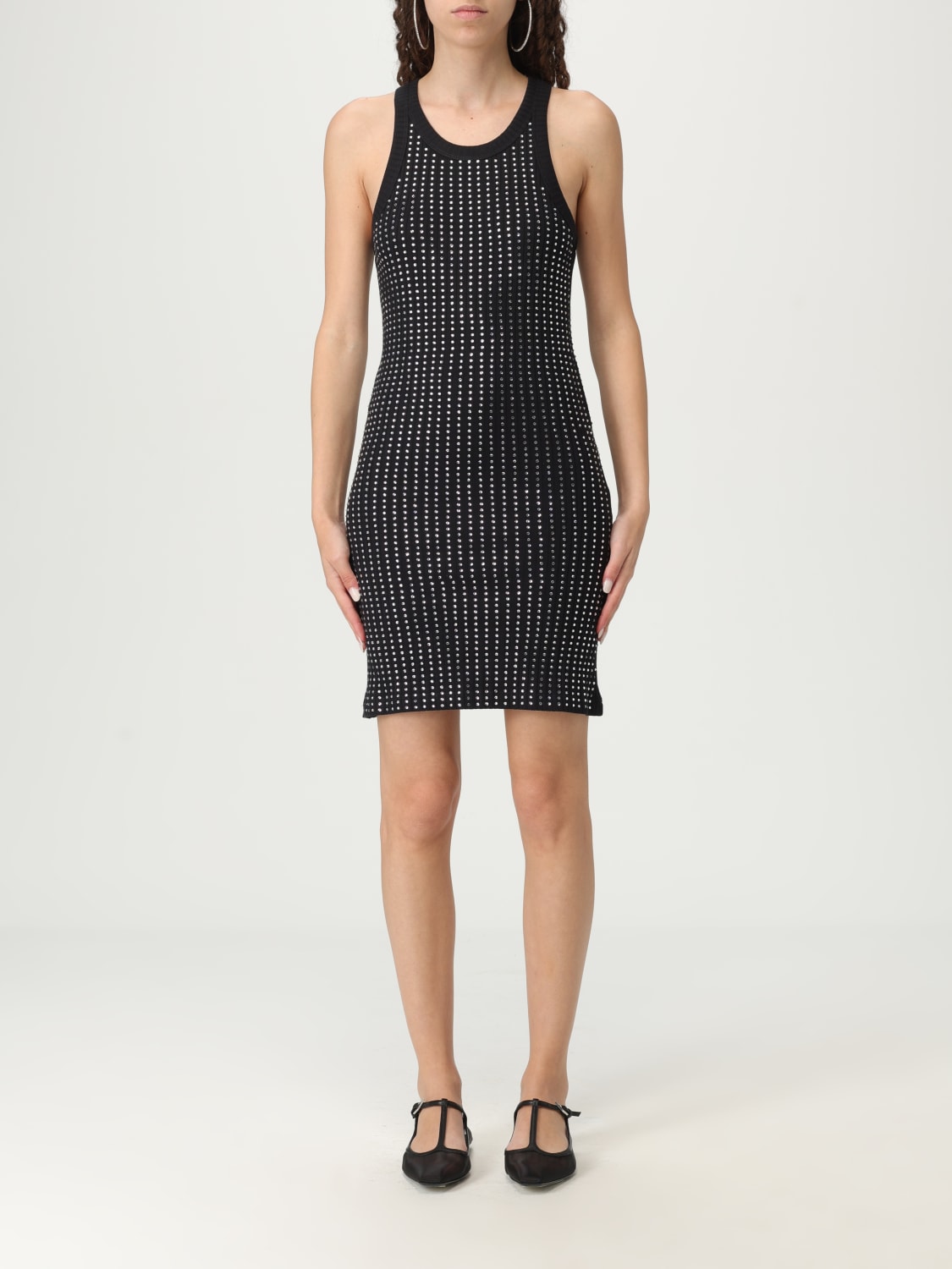 ワンピース THE ATTICO Woman Dress Black 250WCW206J051 100 THE ATTICO: Dress woman - Black | The Attico dress