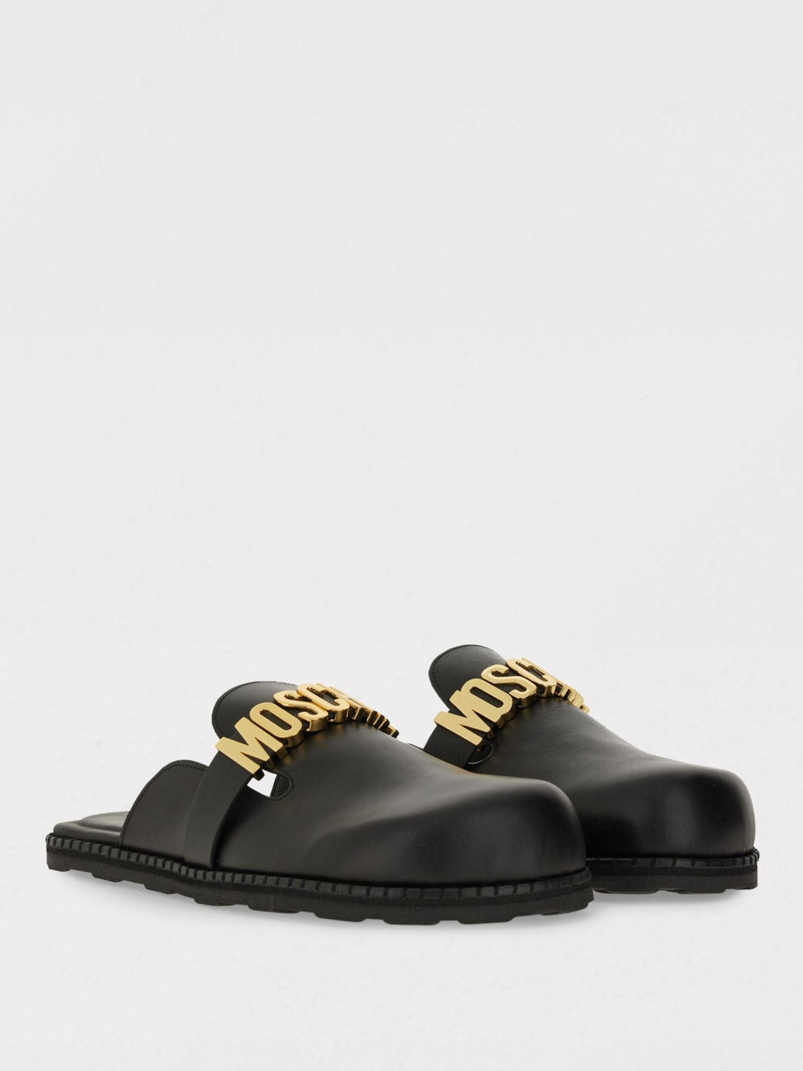 サンダル MOSCHINO COUTURE Men Sandals Black MB10162G0M GA0 MOSCHINO COUTURE: Sandals men - Black | Moschino Couture