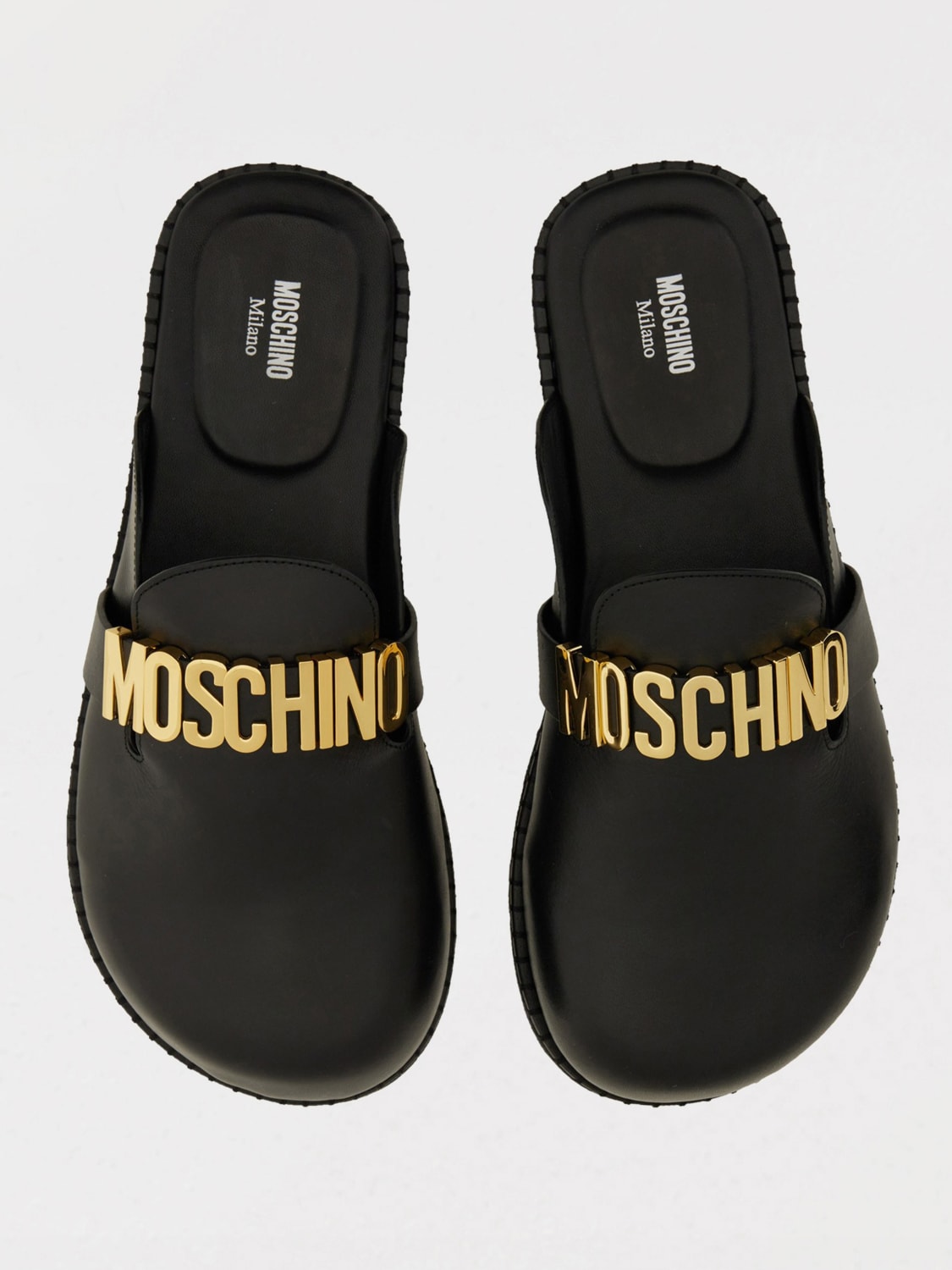 サンダル MOSCHINO COUTURE Men Sandals Black MB10162G0M GA0 MOSCHINO COUTURE: Sandals men - Black | Moschino Couture
