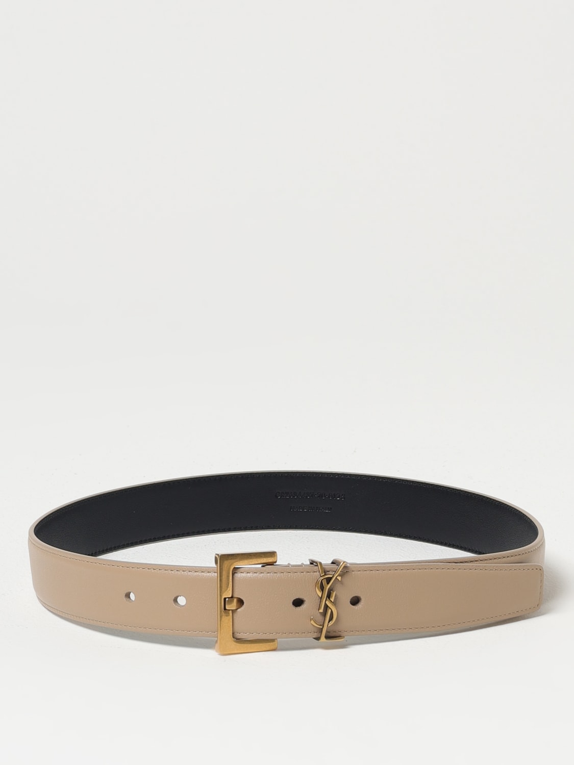 SAINT LAURENT BELT: Belt woman Saint Laurent, Beige - Img 1