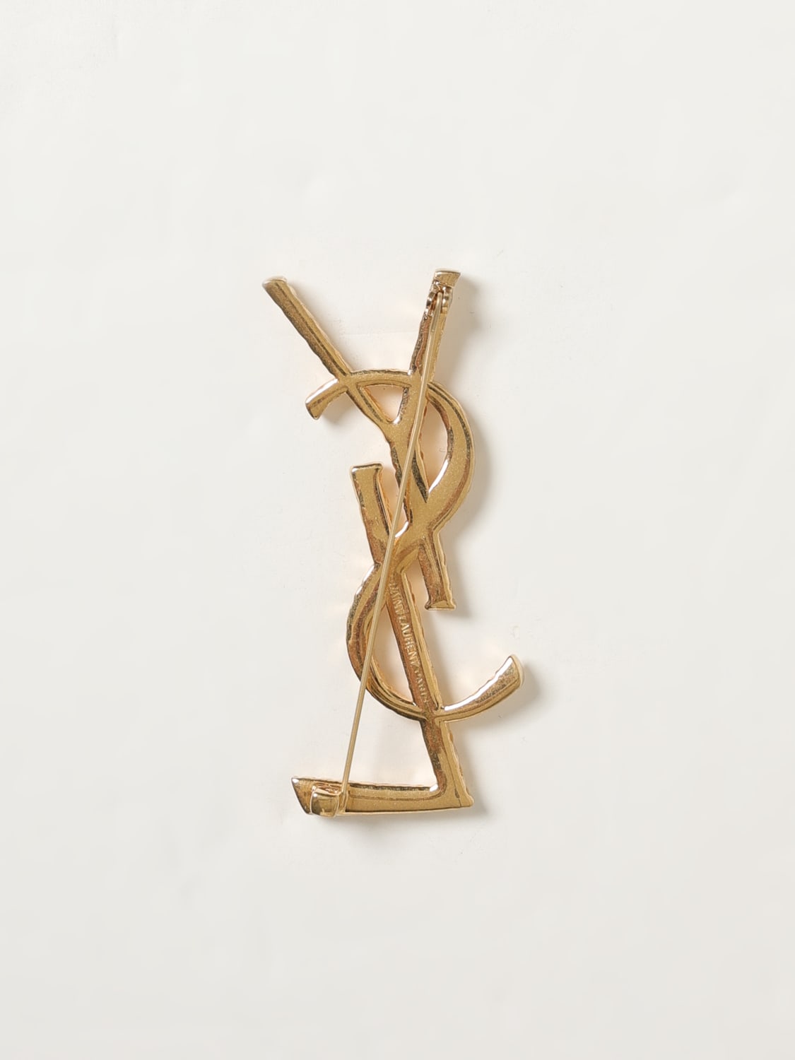 SAINT LAURENT: Jewel woman - Gold | Saint Laurent brooches