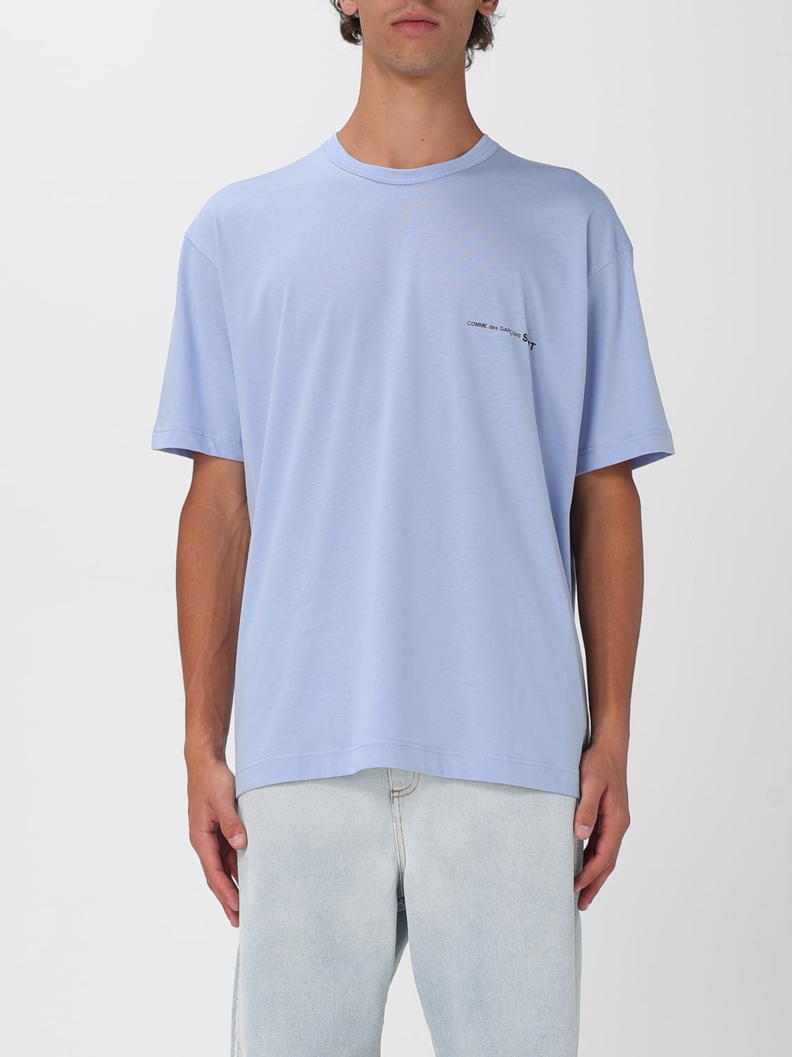 COMME DES GARÇONS SHIRT T-SHIRT: T-shirt men Comme Des GarÇons Shirt, Blue - Img 1