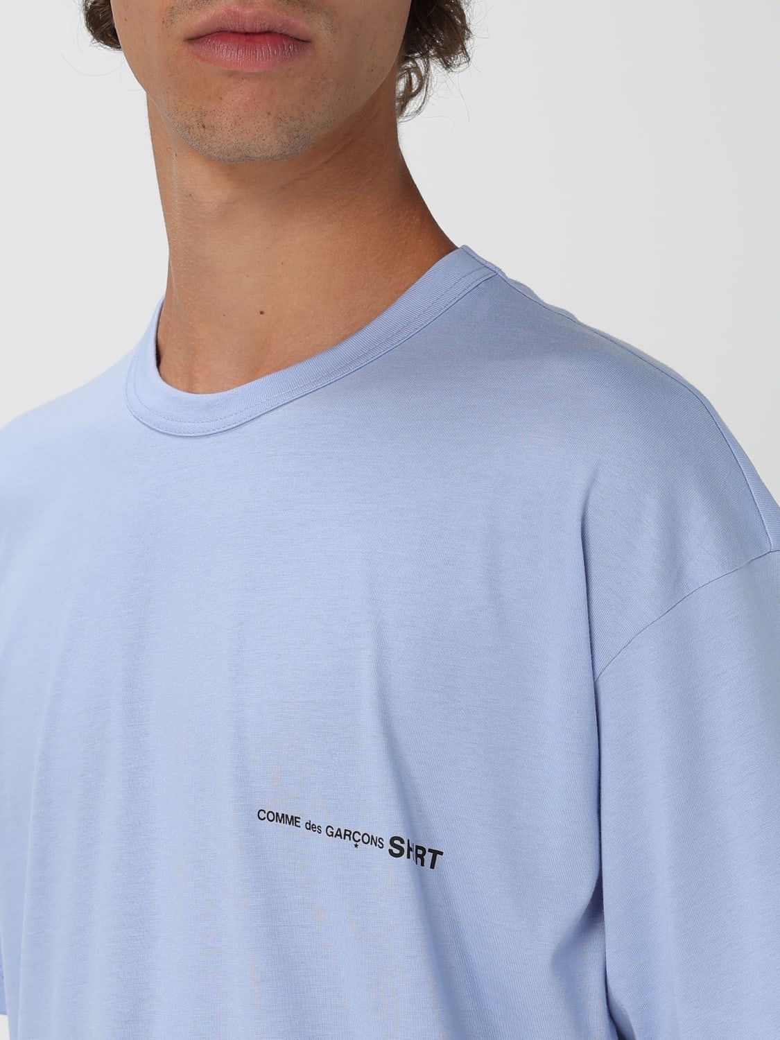 COMME DES GARÇONS SHIRT T-SHIRT: T-shirt men Comme Des GarÇons Shirt, Blue - Img 3