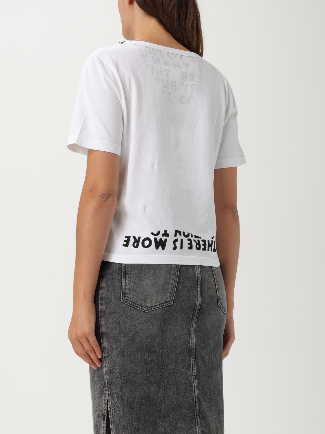 MM6 MAISON MARGIELA CAMISETA: Camiseta mujer Mm6 Maison Margiela, Blanco - Img 3