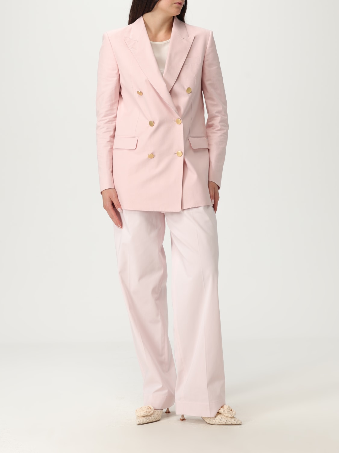 ジャケット TAGLIATORE Woman Jacket Pink JJASMINE10B930001 Y1091 TAGLIATORE: Jacket woman - Pink | Tagliatore blazer