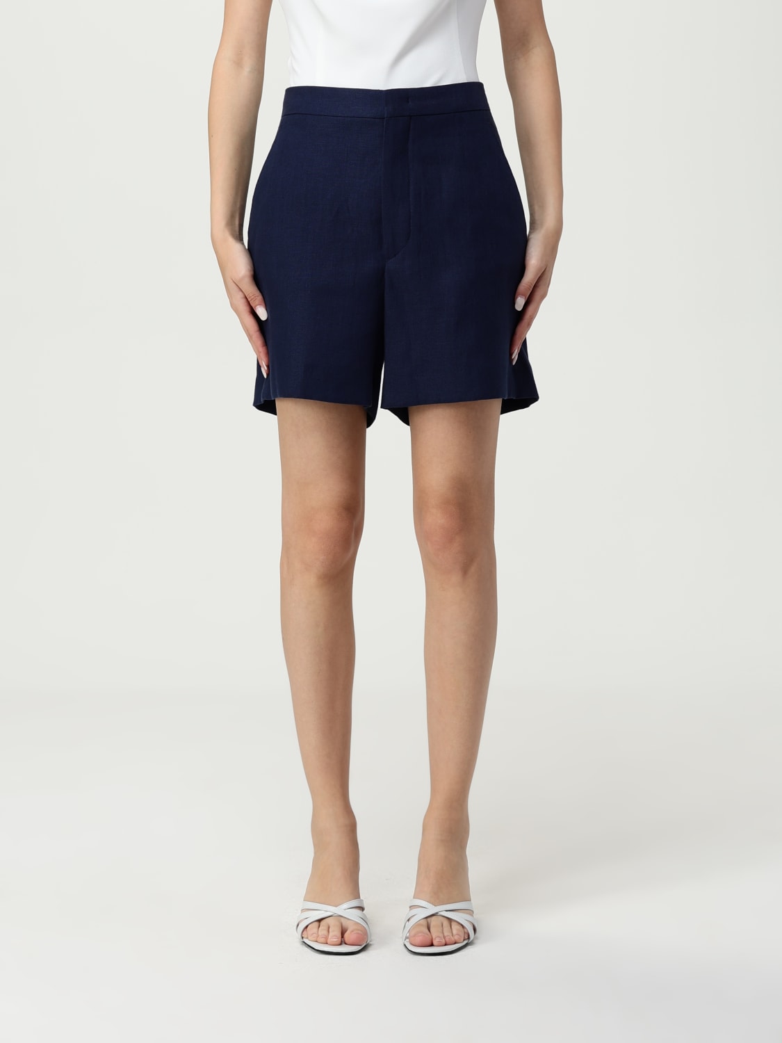 ショートパンツ TAGLIATORE Woman Short Blue BELLE340021 EB813 Belle shorts TAGLIATORE BELLE 340021EB813 - Ancote