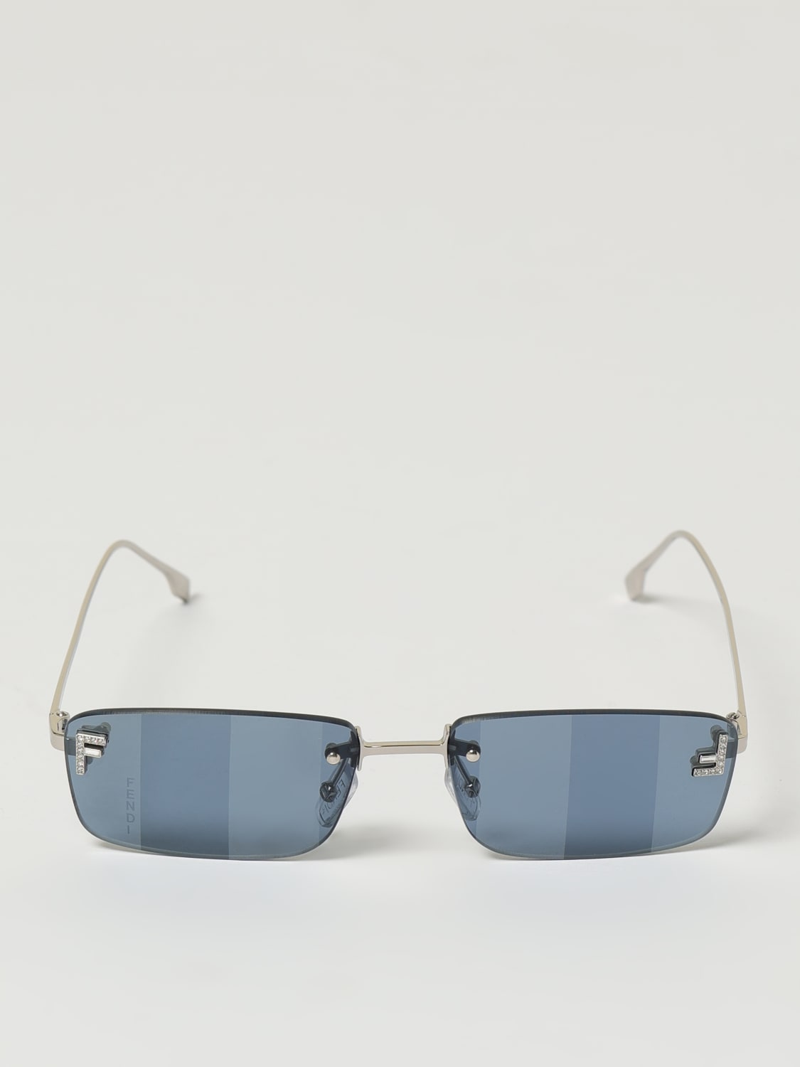 FENDI SUNGLASSES: Sunglasses men Fendi, Silver - Img 3