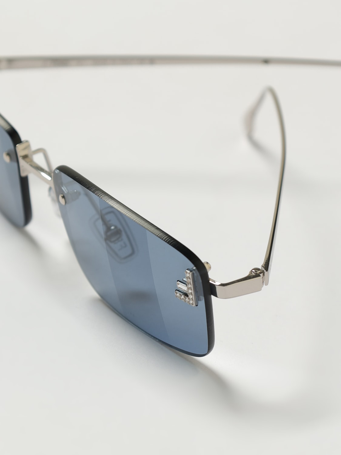 FENDI SUNGLASSES: Sunglasses men Fendi, Silver - Img 5